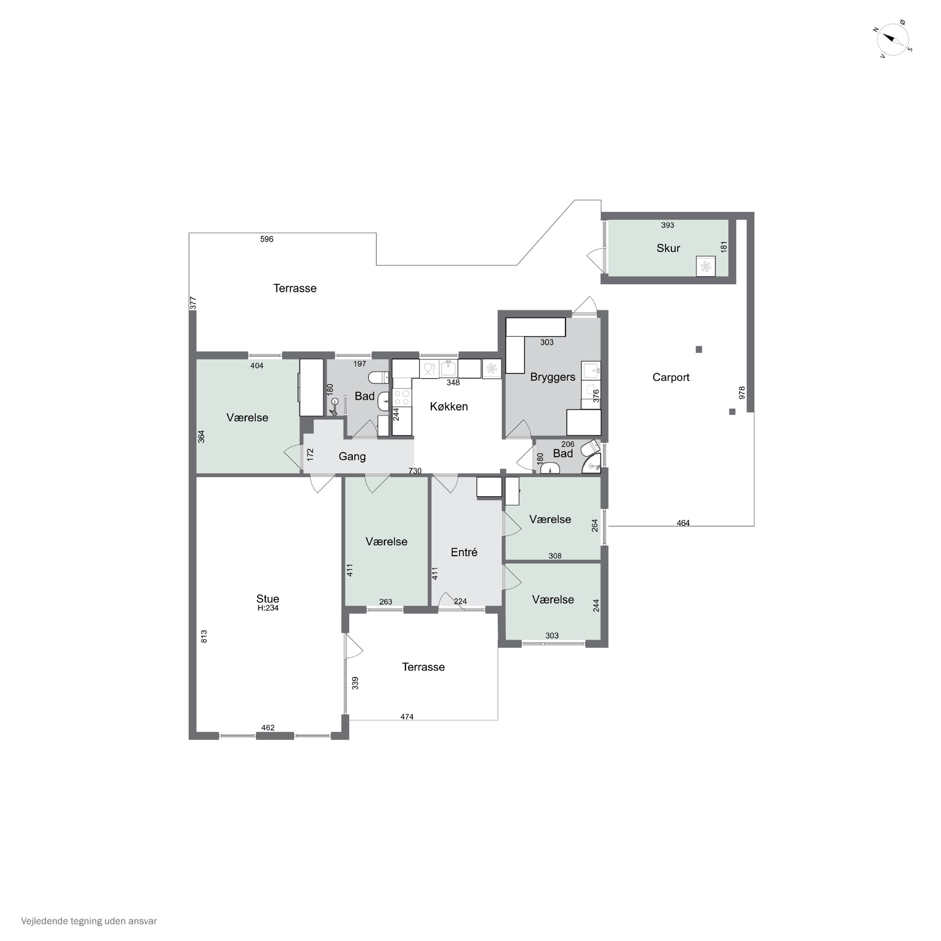 Plantegninger billede af Pilevænget 7, 5700 Svendborg