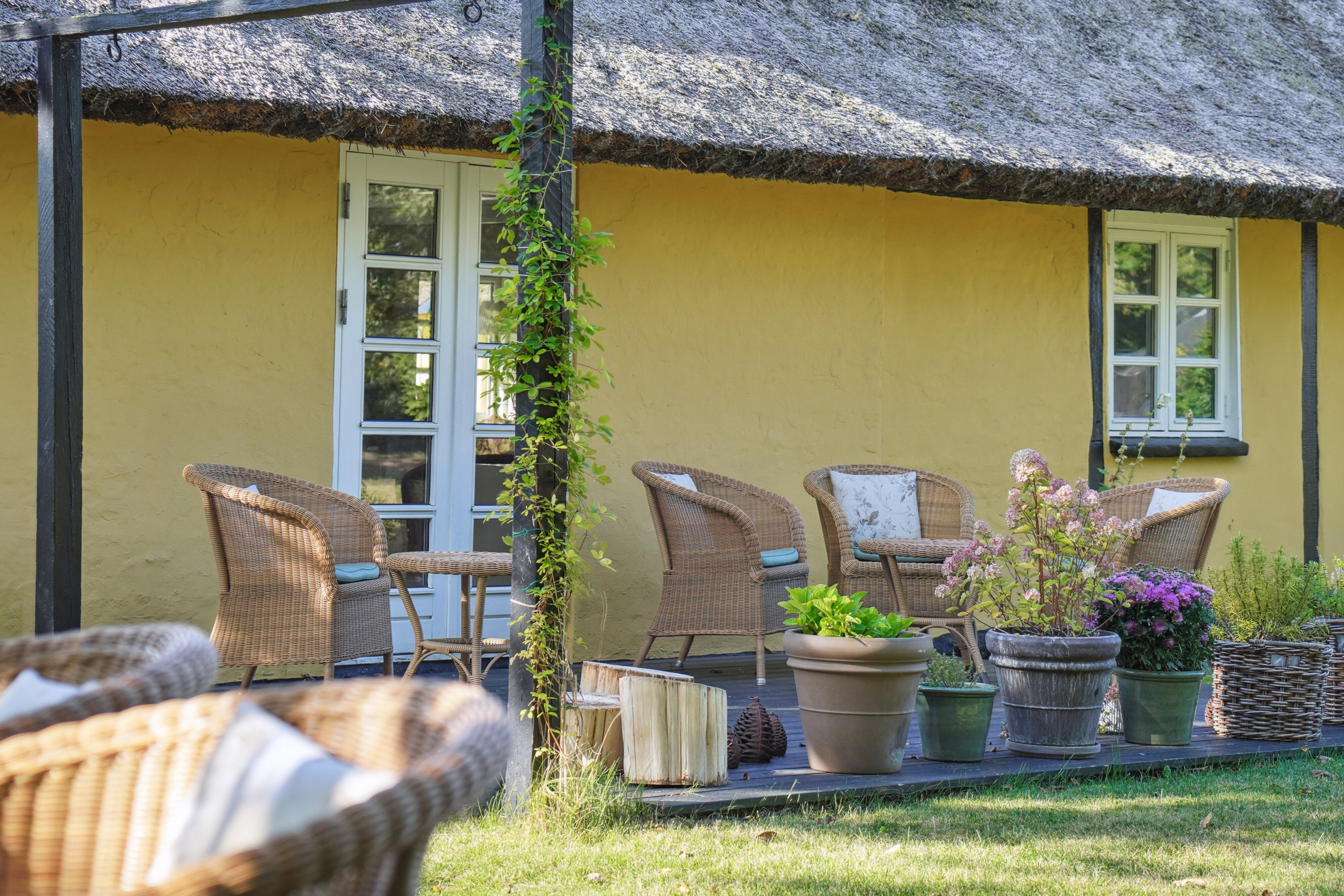 Fremhævet set fra haven billede i fuldskærmstilstand. Billede af Askevej 11, Kregme, 3300 Frederiksværk