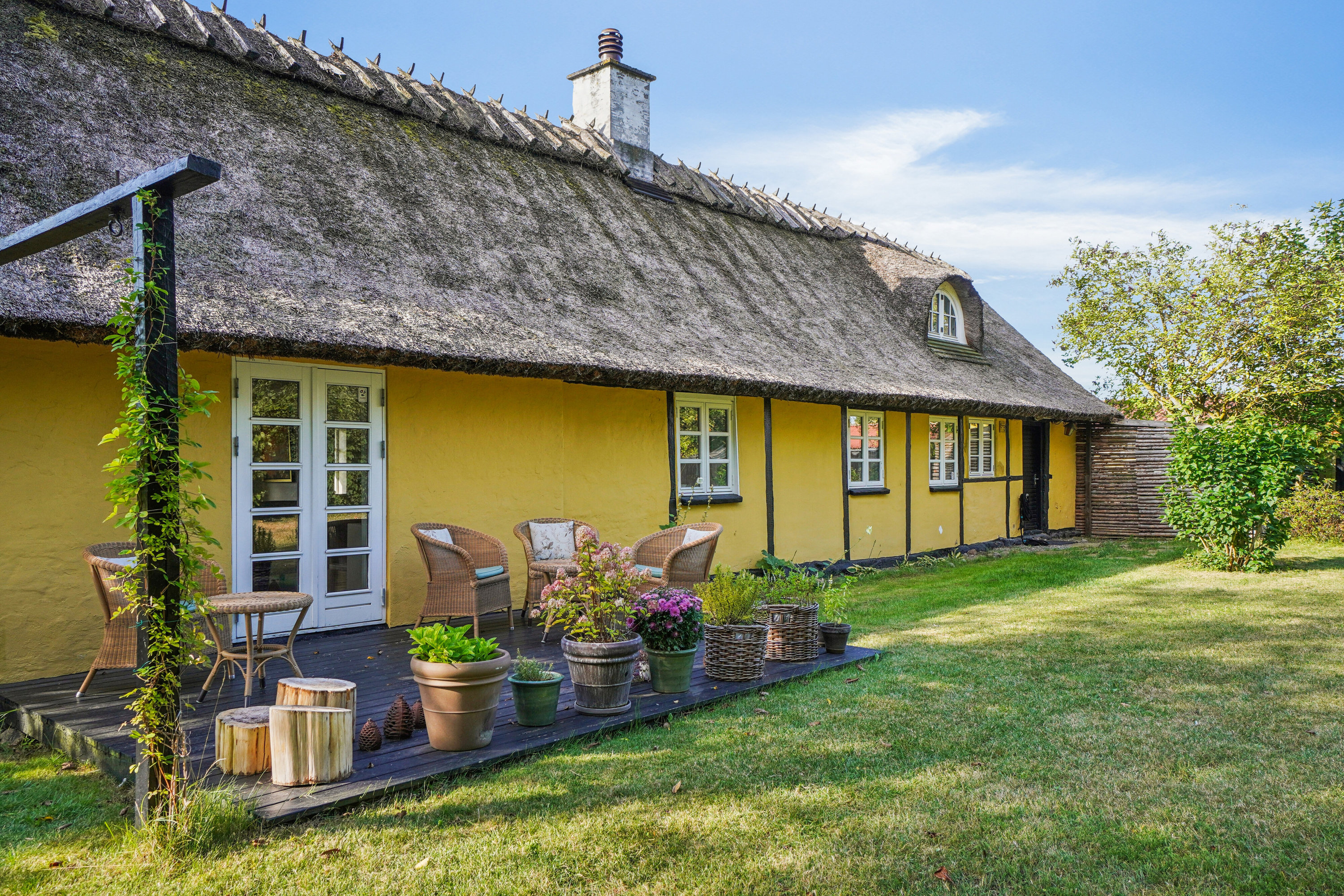 Fremhævet set fra haven billede i fuldskærmstilstand. Billede af Askevej 11, Kregme, 3300 Frederiksværk