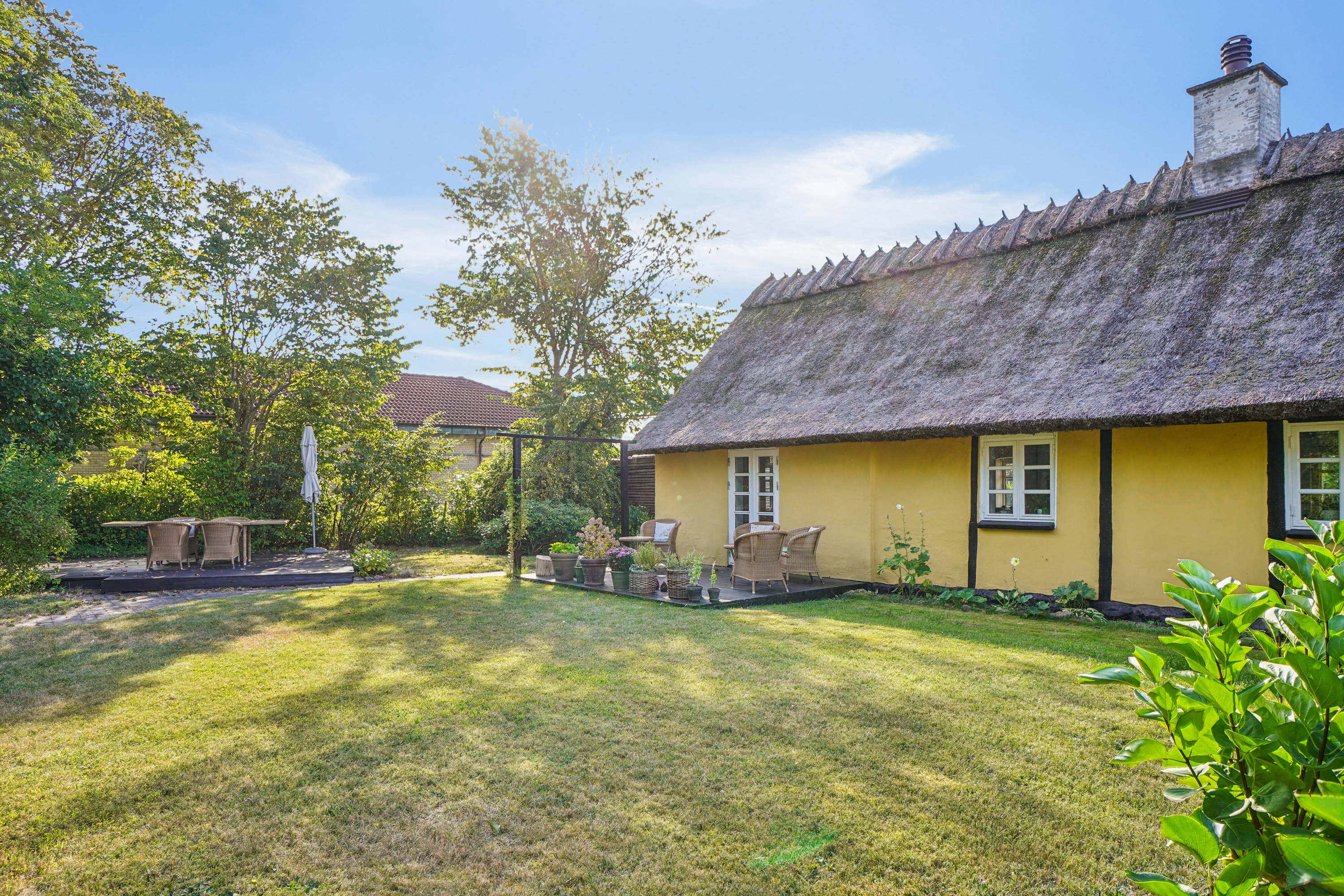 Fremhævet set fra haven billede i fuldskærmstilstand. Billede af Askevej 11, Kregme, 3300 Frederiksværk