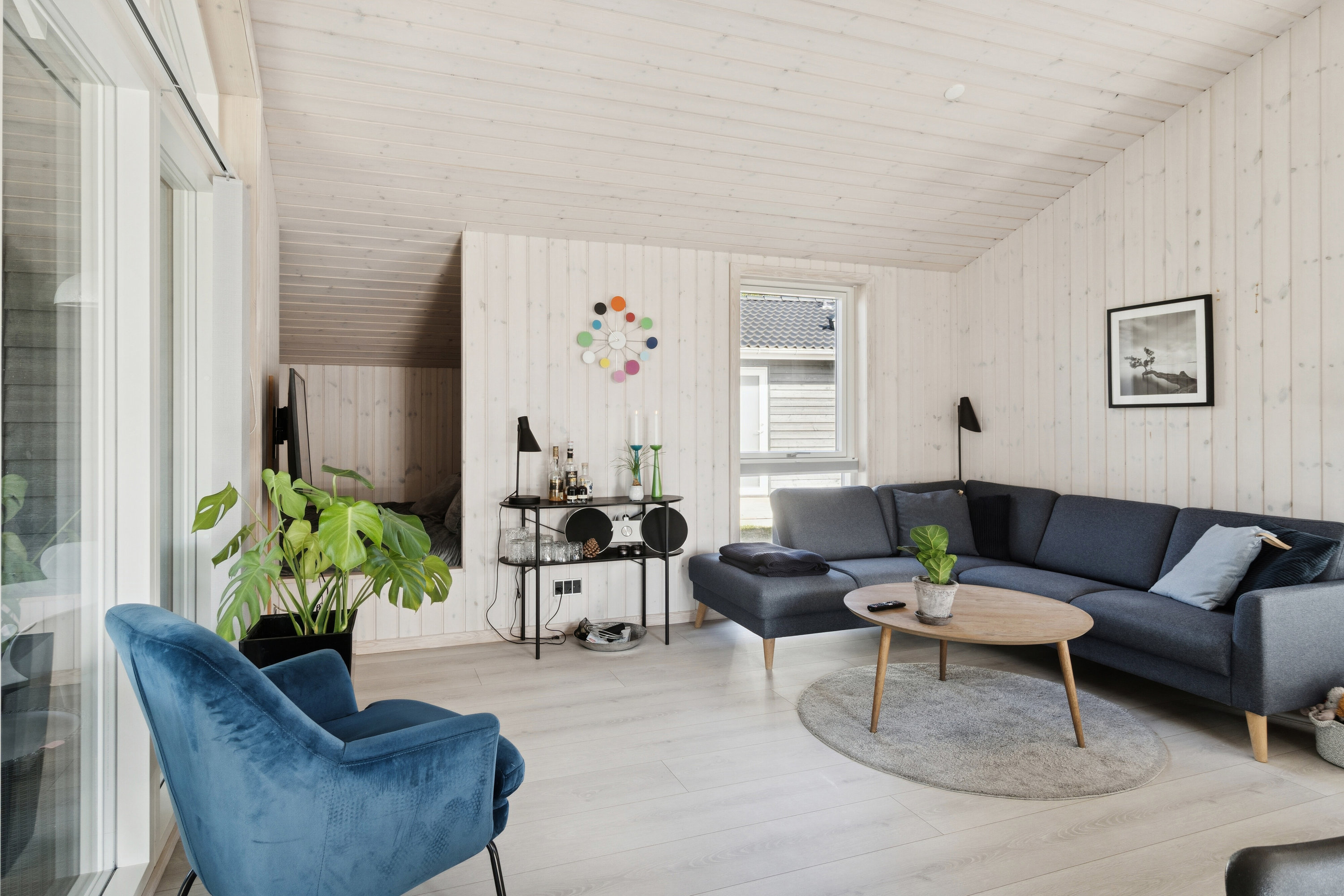 Fremhævet stue billede i fuldskærmstilstand. Billede af Lynghækken 26, 4500 Nykøbing Sj