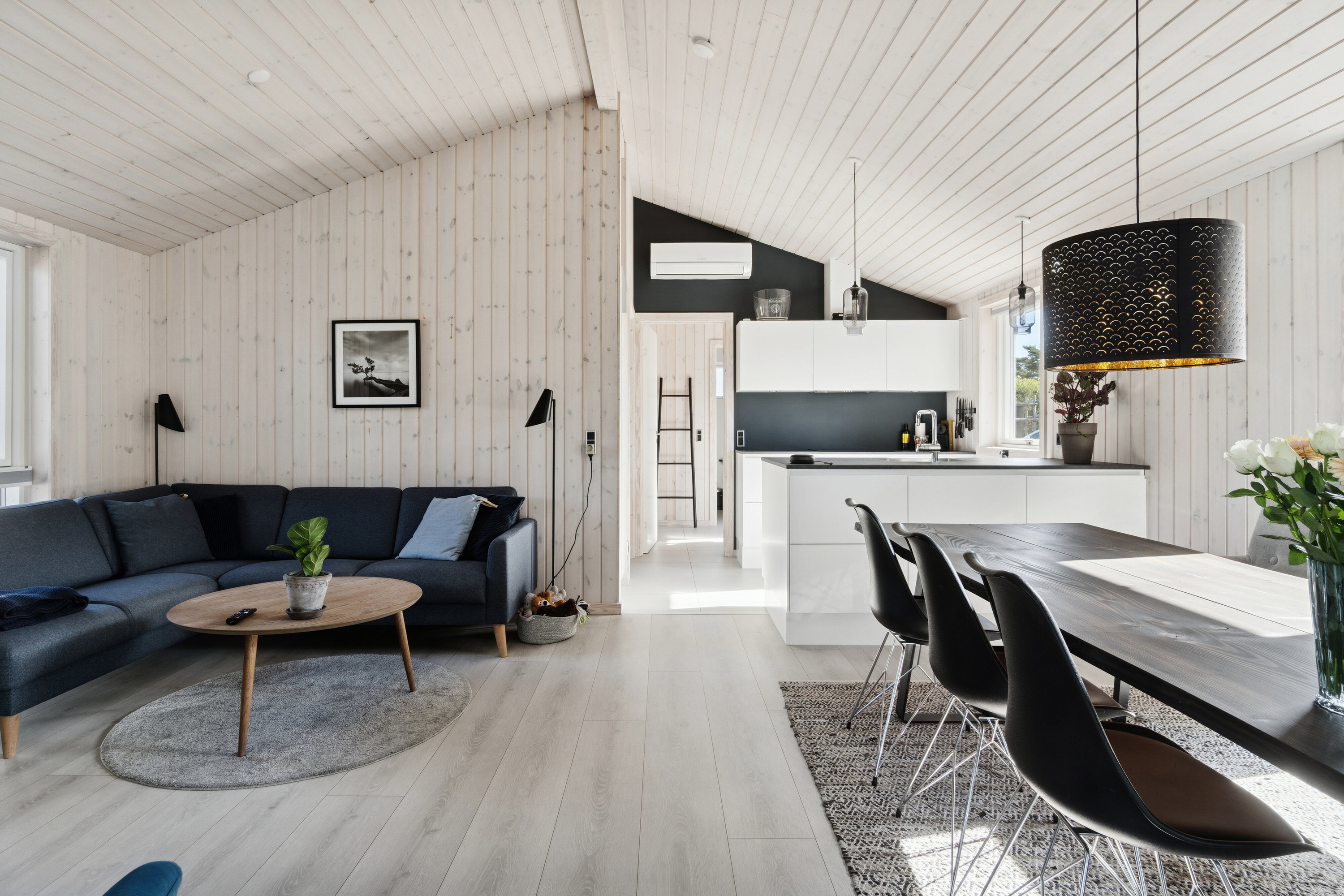 Fremhævet spisestue billede i fuldskærmstilstand. Billede af Lynghækken 26, 4500 Nykøbing Sj