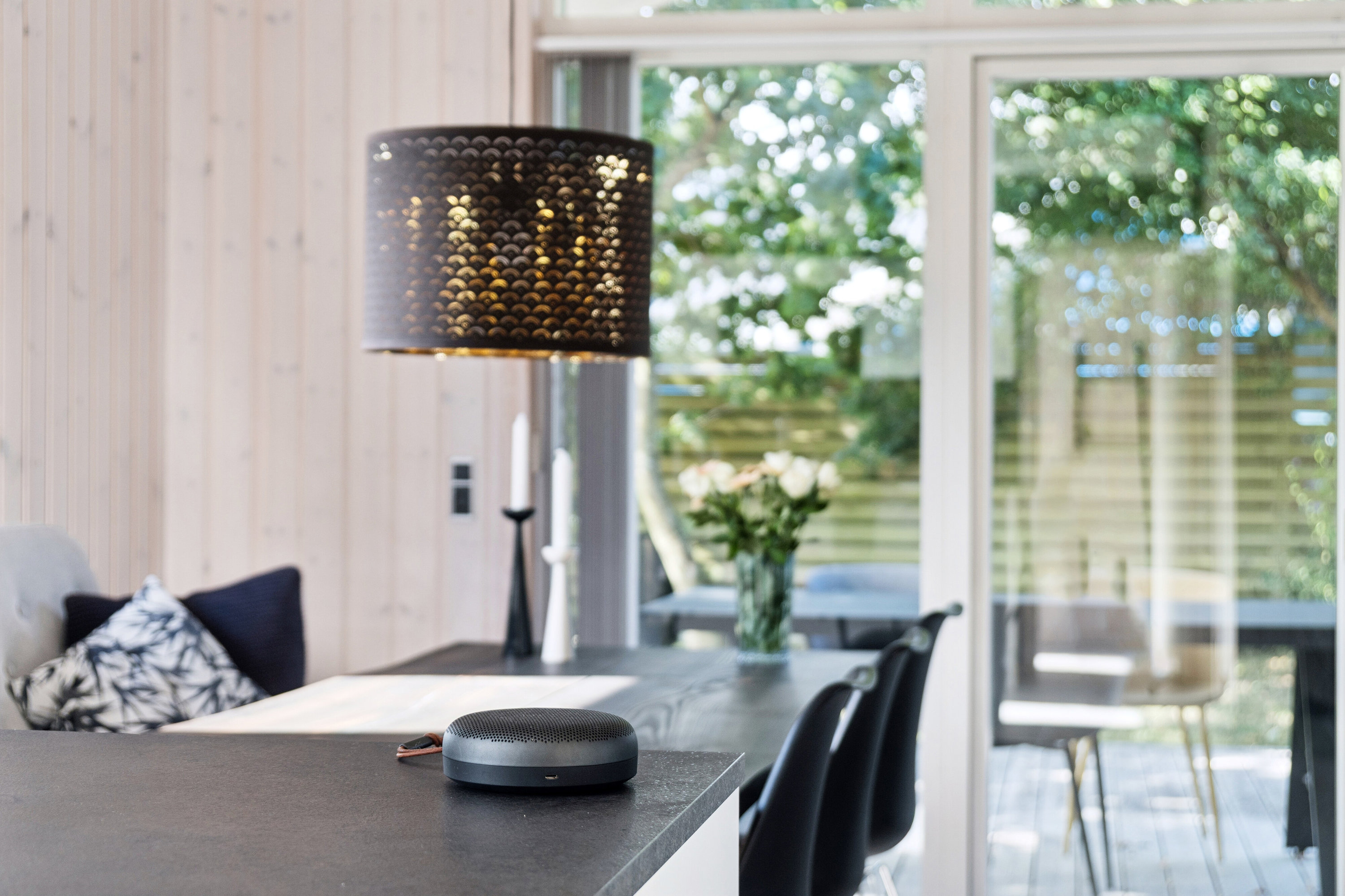 Fremhævet spisestue billede i fuldskærmstilstand. Billede af Lynghækken 26, 4500 Nykøbing Sj