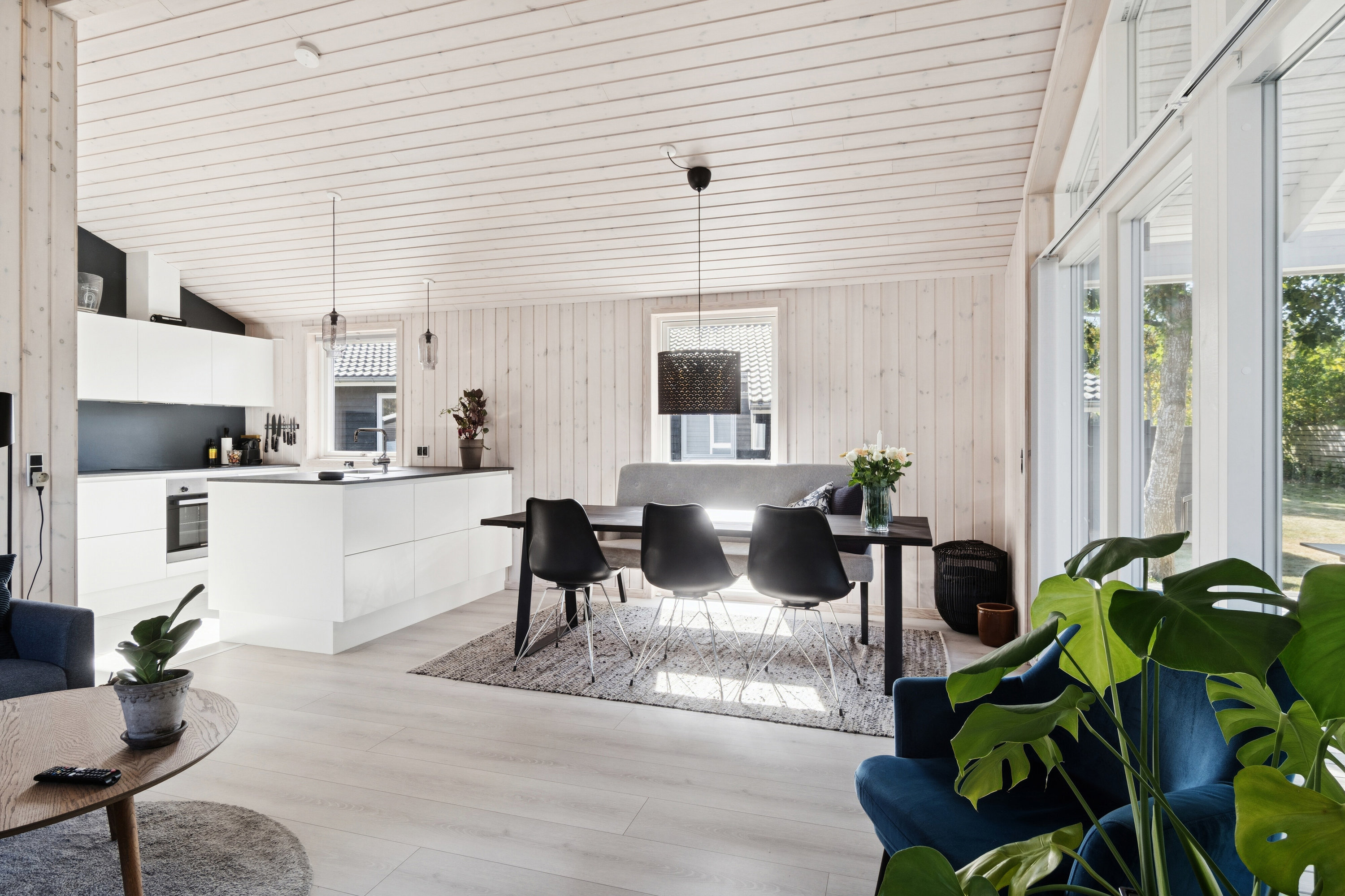 Fremhævet spisestue billede i fuldskærmstilstand. Billede af Lynghækken 26, 4500 Nykøbing Sj