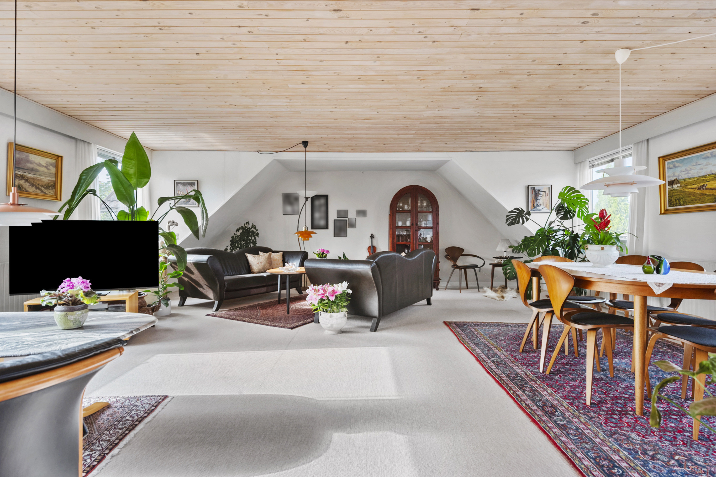 Fremhævet spisestue billede i fuldskærmstilstand. Billede af Østergade 30, 8300 Odder