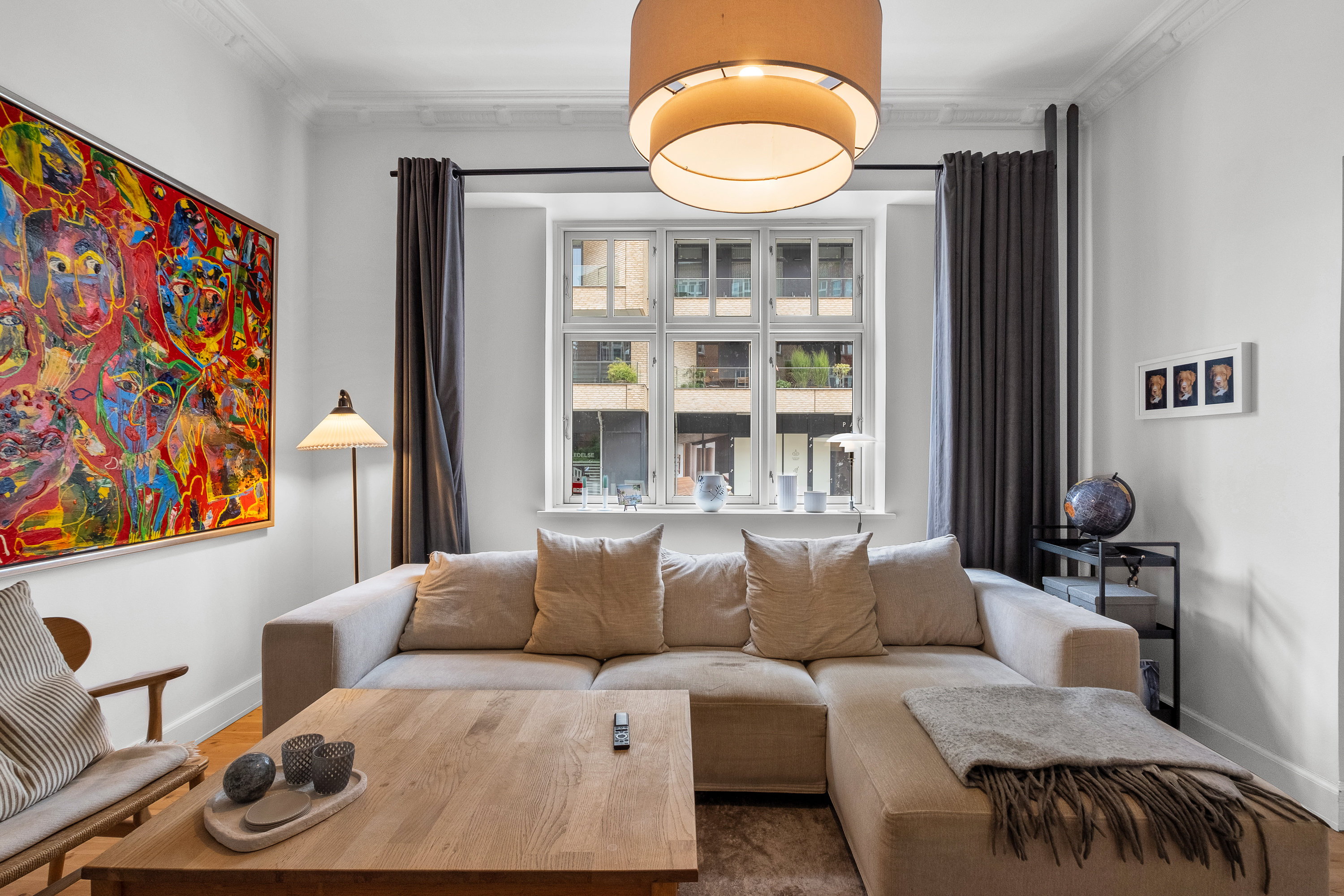 Fremhævet stue billede i fuldskærmstilstand. Billede af Jægergårdsgade 148, st.. th., 8000 Aarhus C