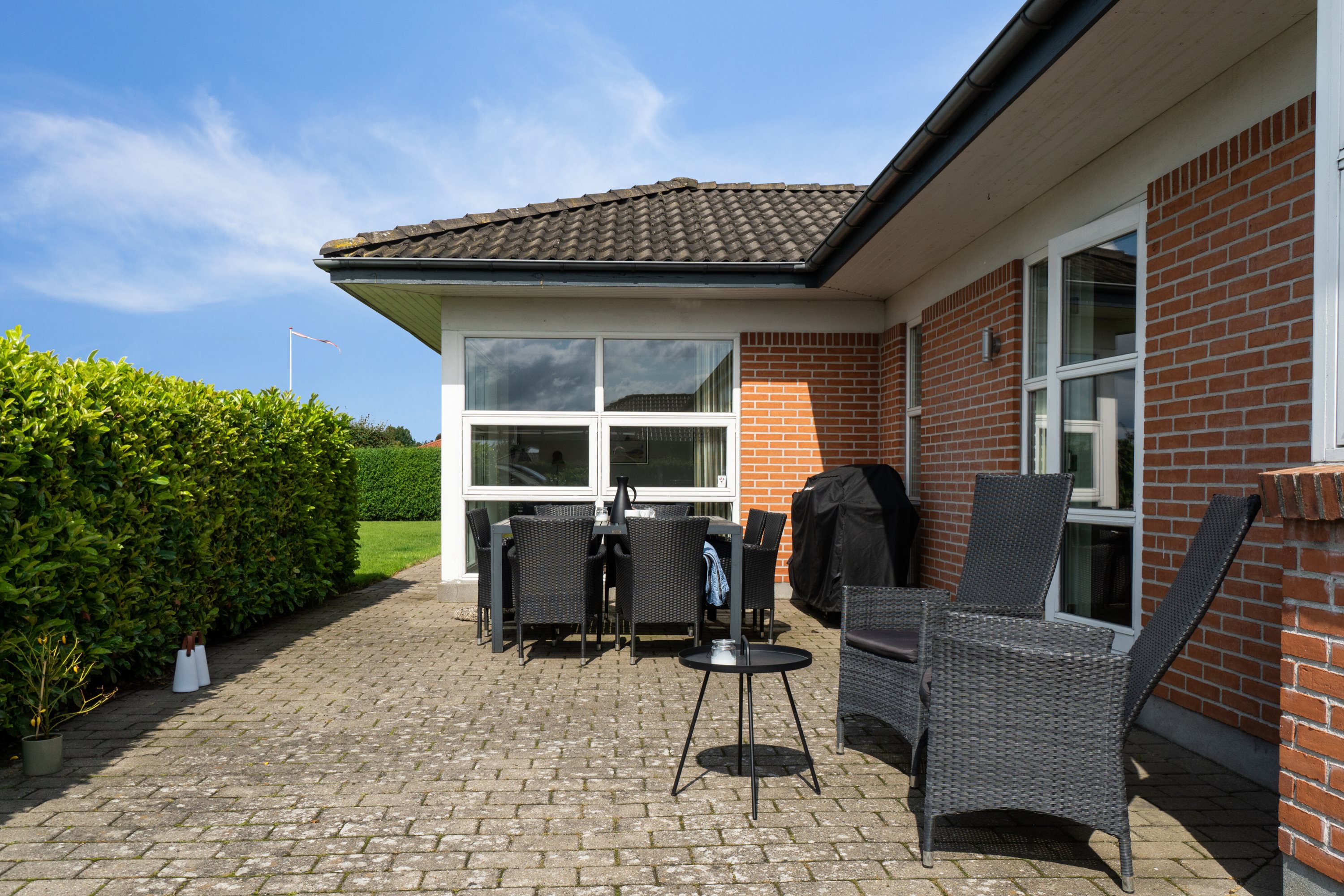 Fremhævet set fra vejen billede i fuldskærmstilstand. Billede af Lysagervænget 3, 8722 Hedensted