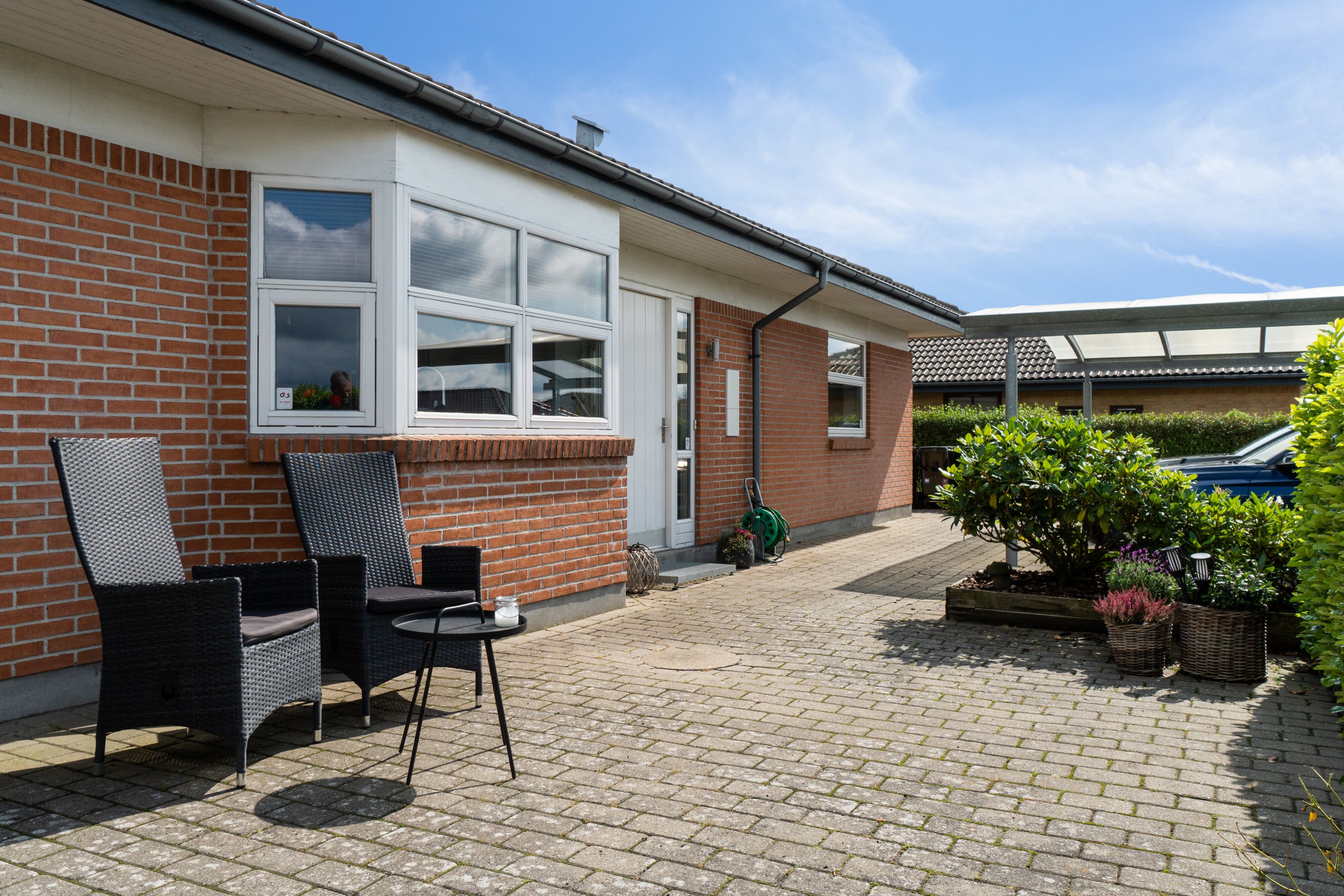 Fremhævet set fra vejen billede i fuldskærmstilstand. Billede af Lysagervænget 3, 8722 Hedensted