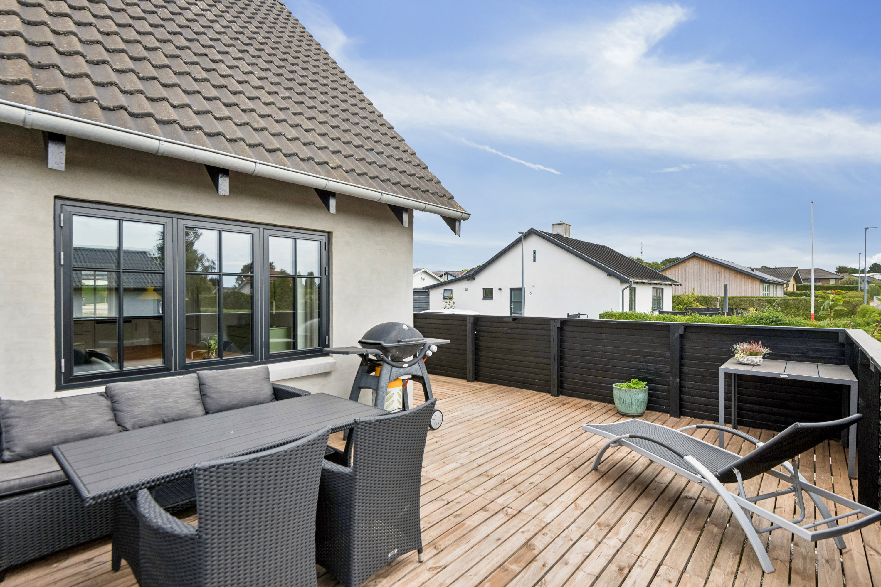 Fremhævet terrasse billede i fuldskærmstilstand. Billede af Estrupvej 15, Øster Hornum, 9530 Støvring