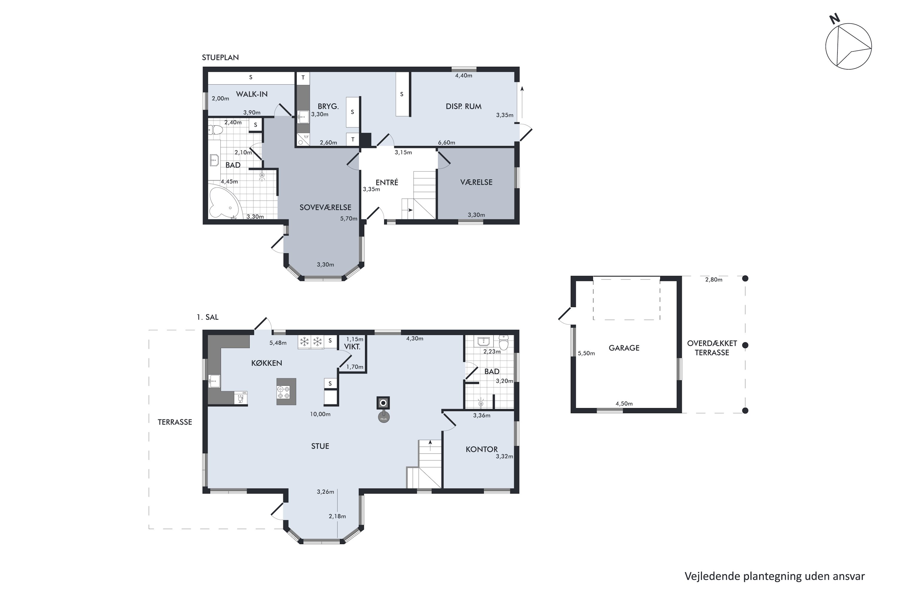 Plantegninger billede af Østerkrat 17, Skivum, 9541 Suldrup