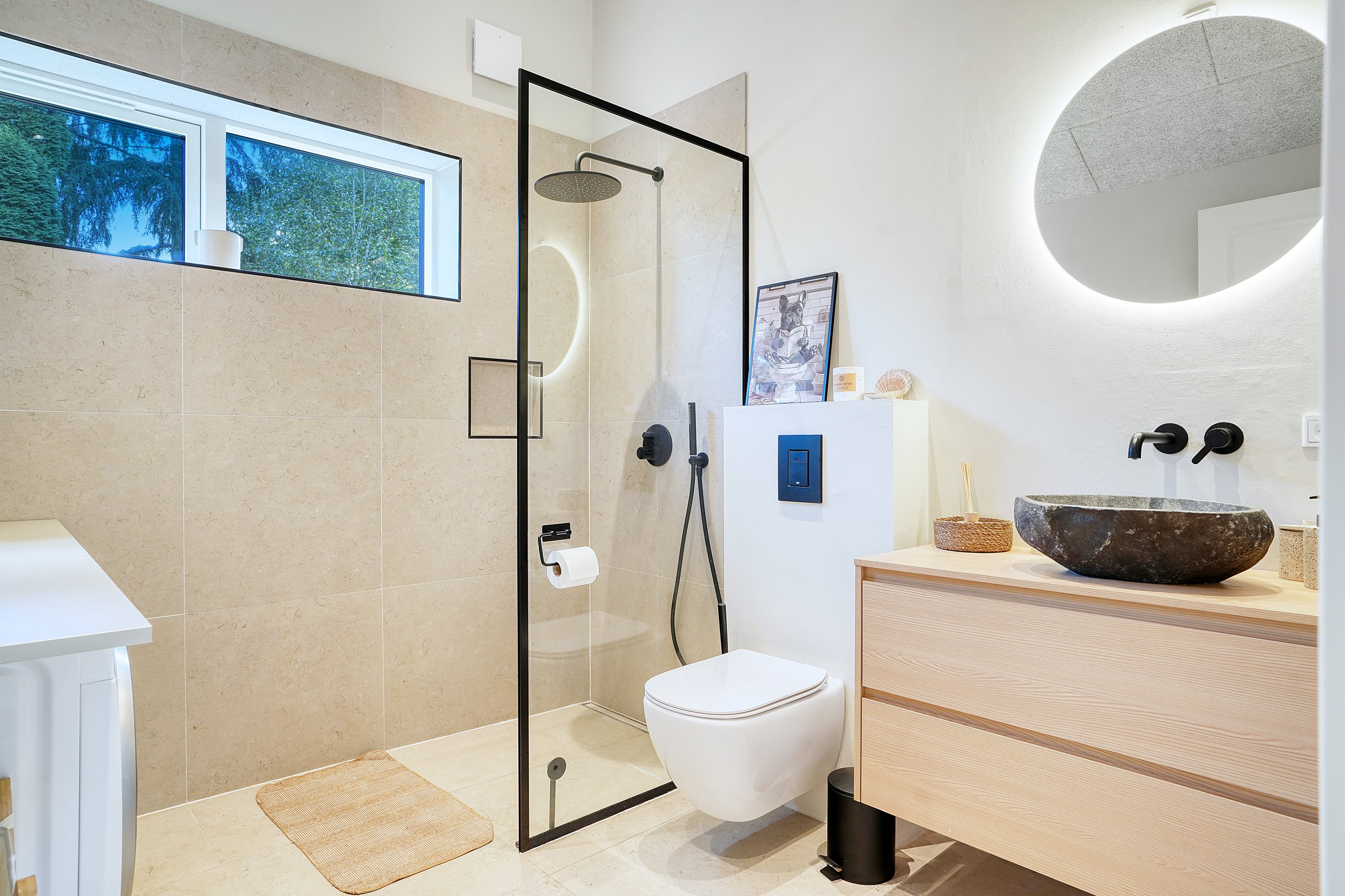 Fremhævet badeværelse billede i fuldskærmstilstand. Billede af Uglekrogen 24, Kildekrog, 3100 Hornbæk