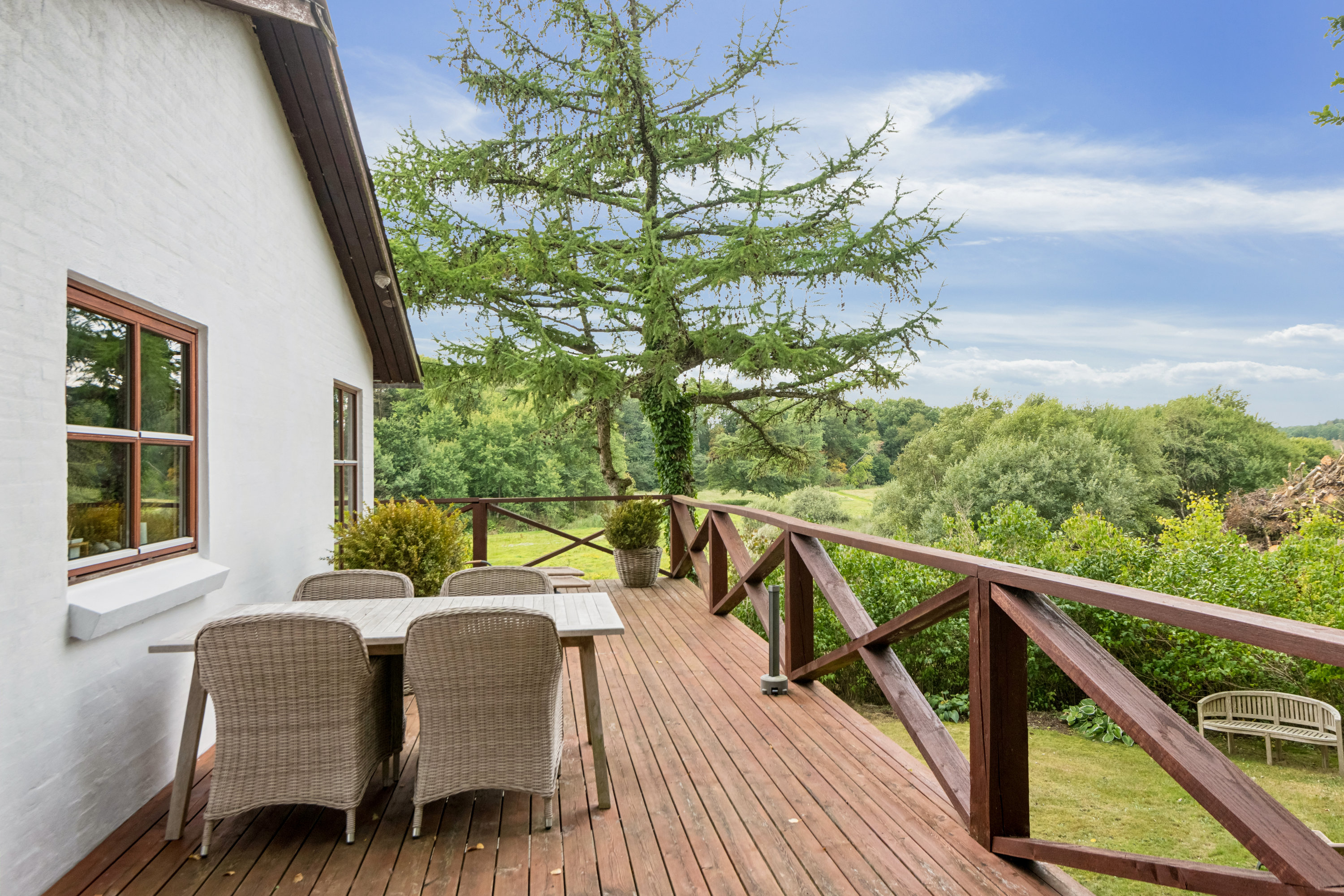 Fremhævet terrasse billede i fuldskærmstilstand. Billede af Østerkrat 17, Skivum, 9541 Suldrup