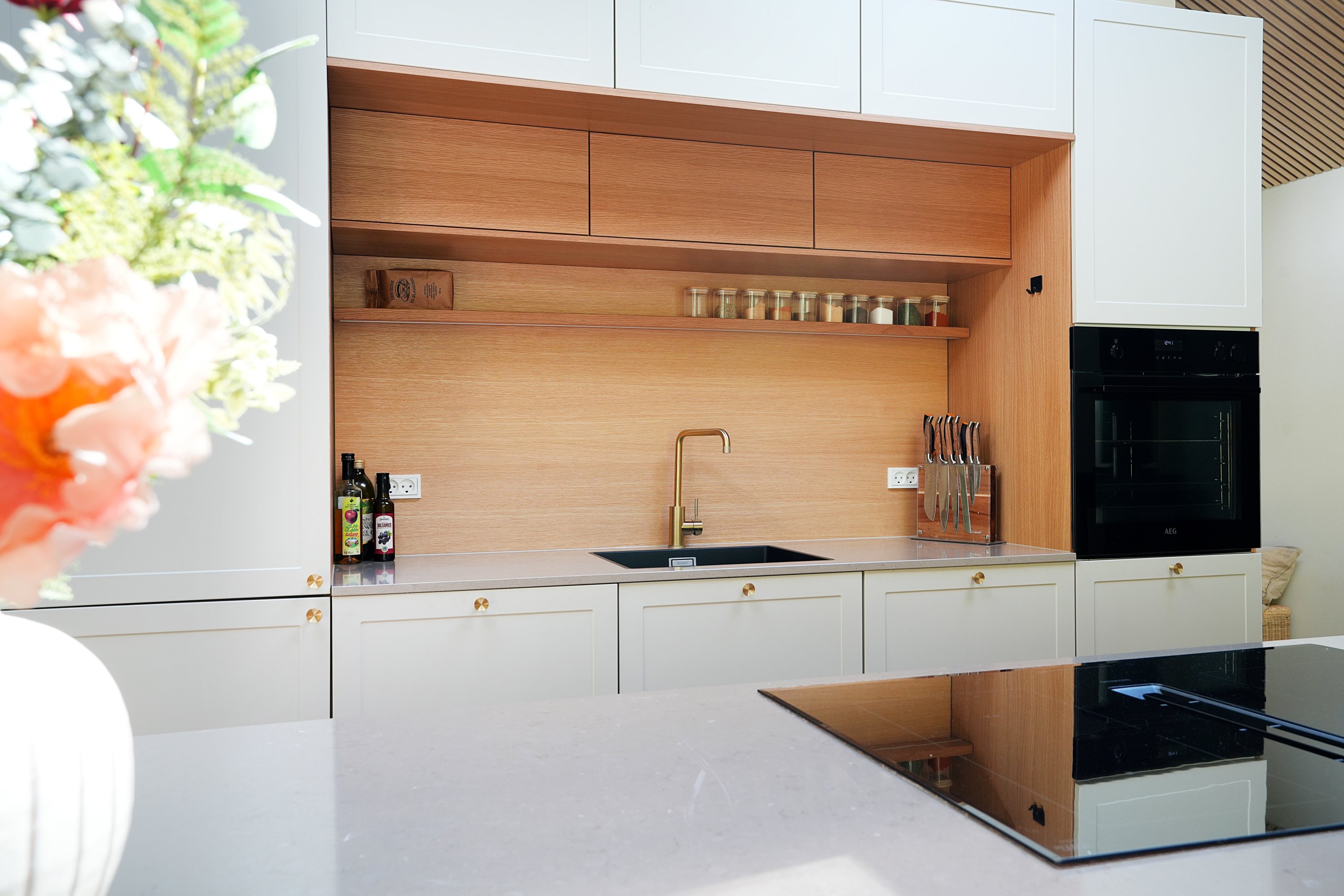 Fremhævet køkken billede i fuldskærmstilstand. Billede af Uglekrogen 24, Kildekrog, 3100 Hornbæk