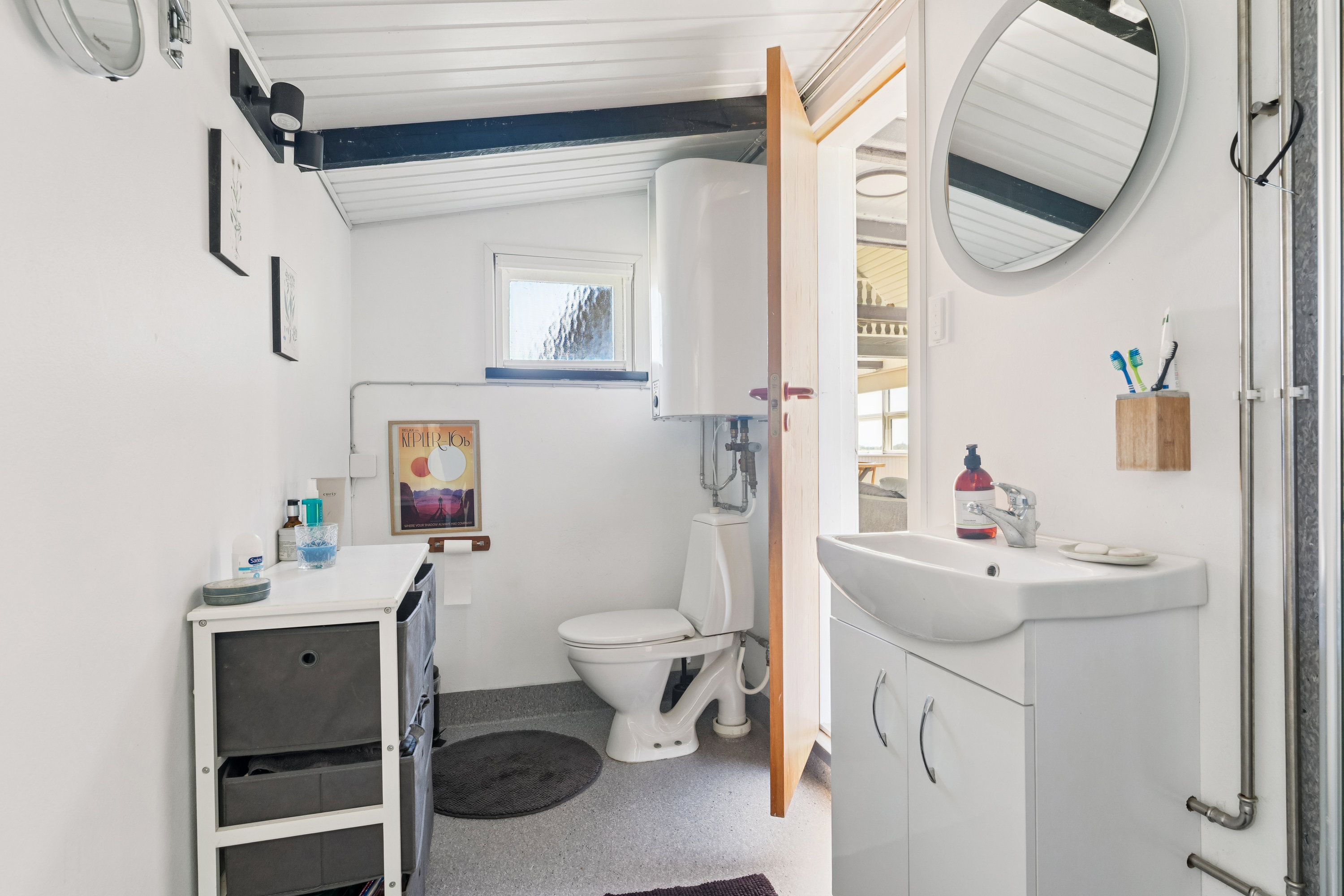 Fremhævet badeværelse billede i fuldskærmstilstand. Billede af Svinget 63, Albæk, 8930 Randers NØ