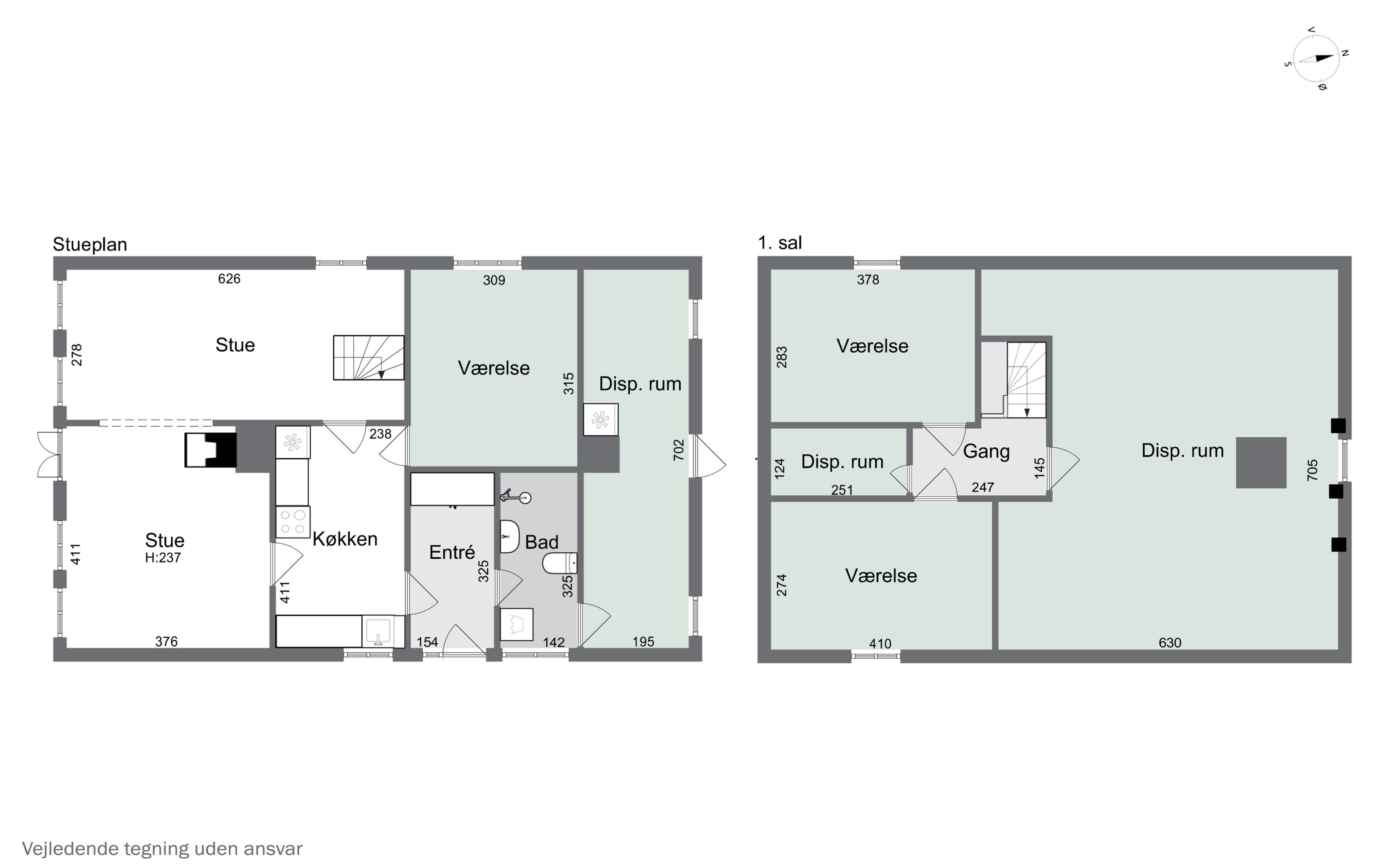 Plantegninger billede af Sønderbyvej 1, Sønderby, 4050 Skibby