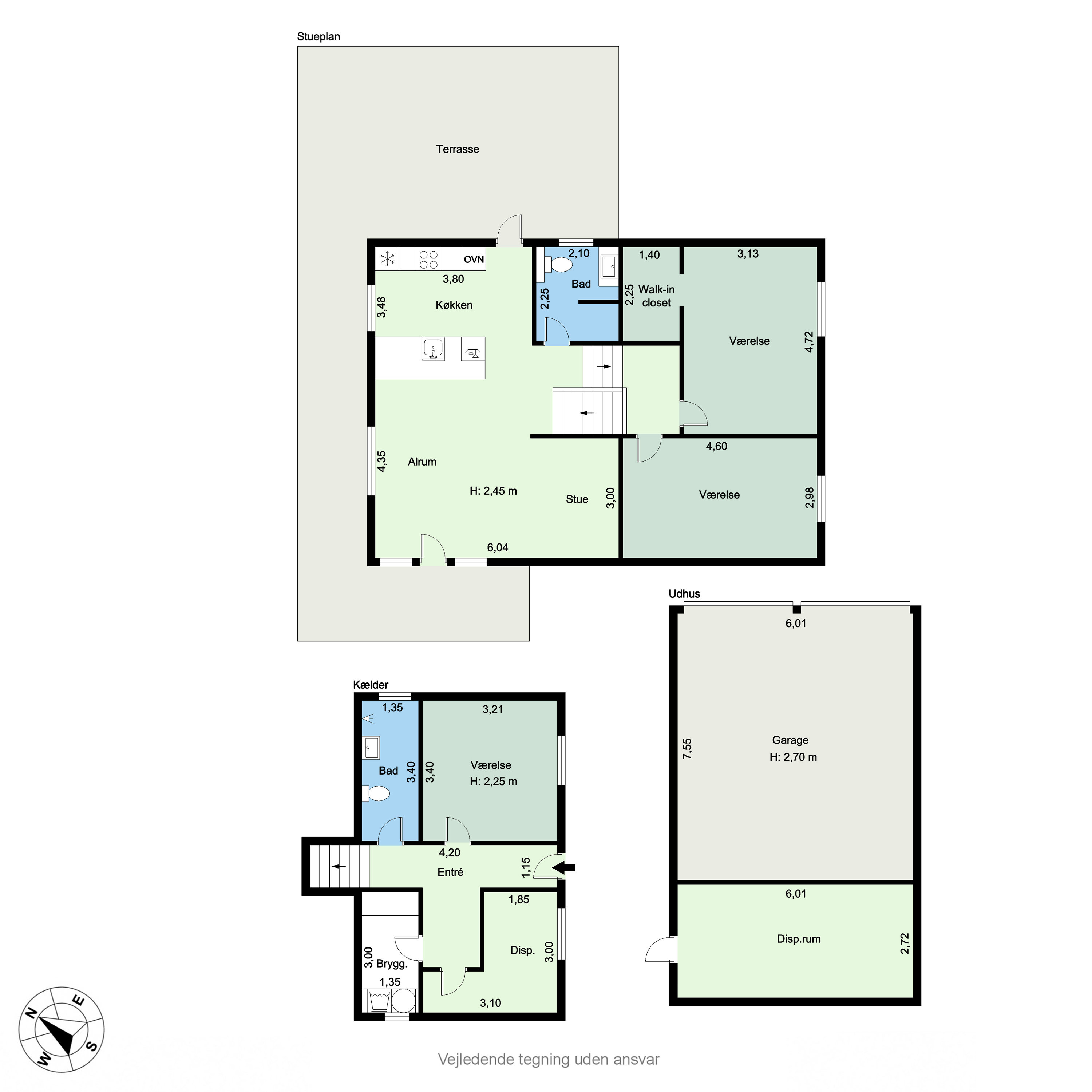 Plantegninger billede af Gammel Viborgvej 124, 8471 Sabro