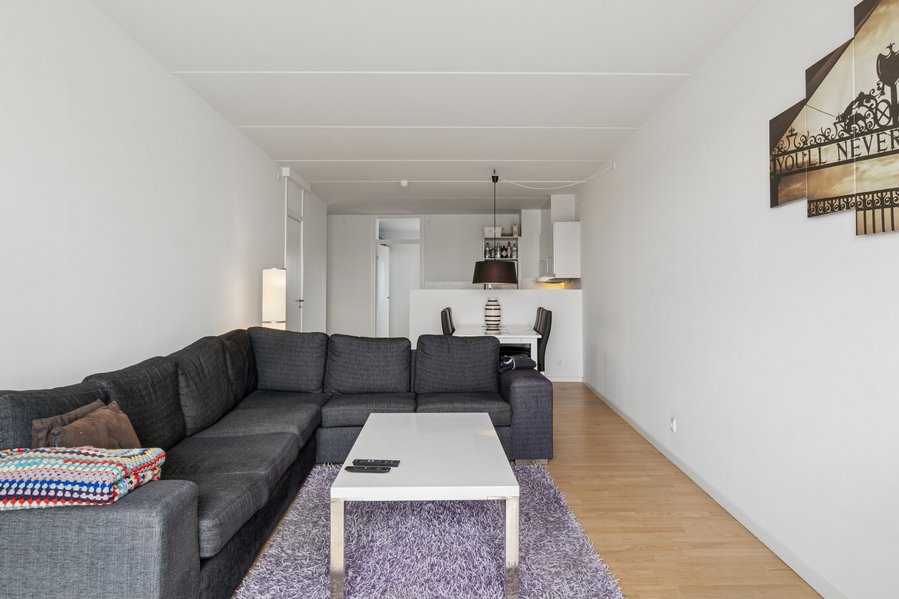 Fremhævet stue billede i fuldskærmstilstand. Billede af Østbrovej 2F, 4. 1., 2600 Glostrup