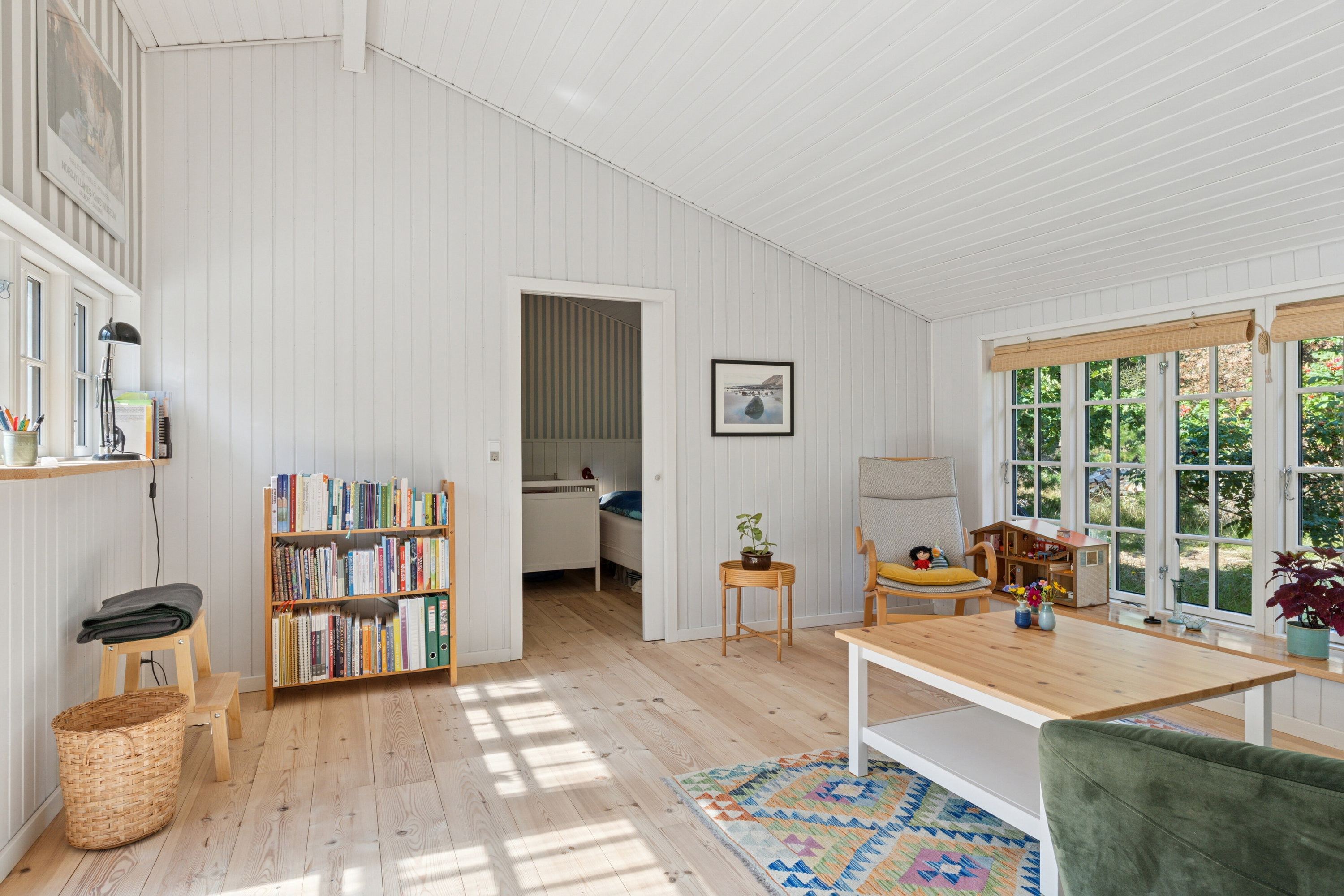 Fremhævet stue billede i fuldskærmstilstand. Billede af Grønspættevej 9, Tversted, 9881 Bindslev