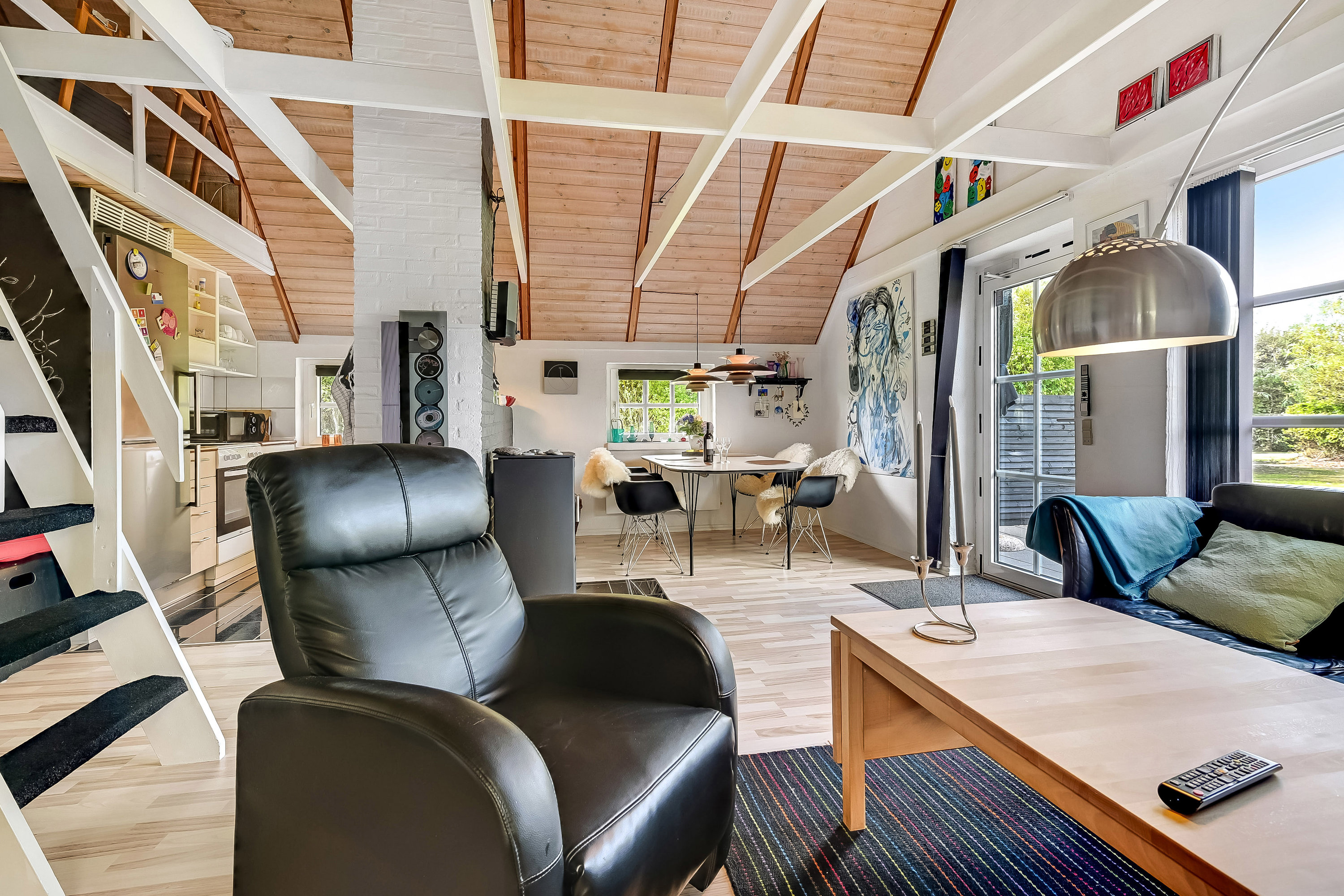 Fremhævet stue billede i fuldskærmstilstand. Billede af Hummelmosevej 21, Vedersø, 6990 Ulfborg