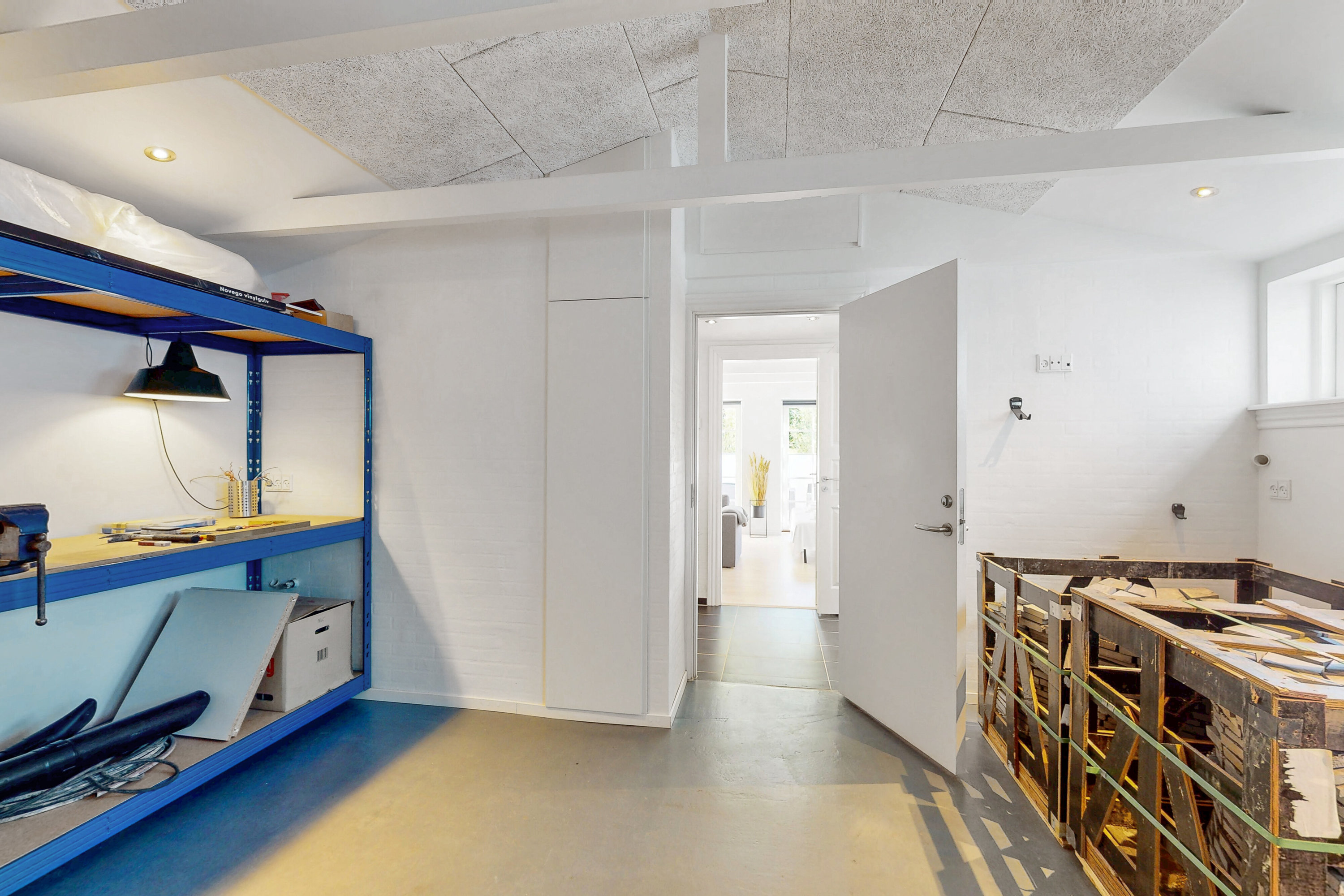 Fremhævet garage billede i fuldskærmstilstand. Billede af Holmegårdsvej 41, 8270 Højbjerg