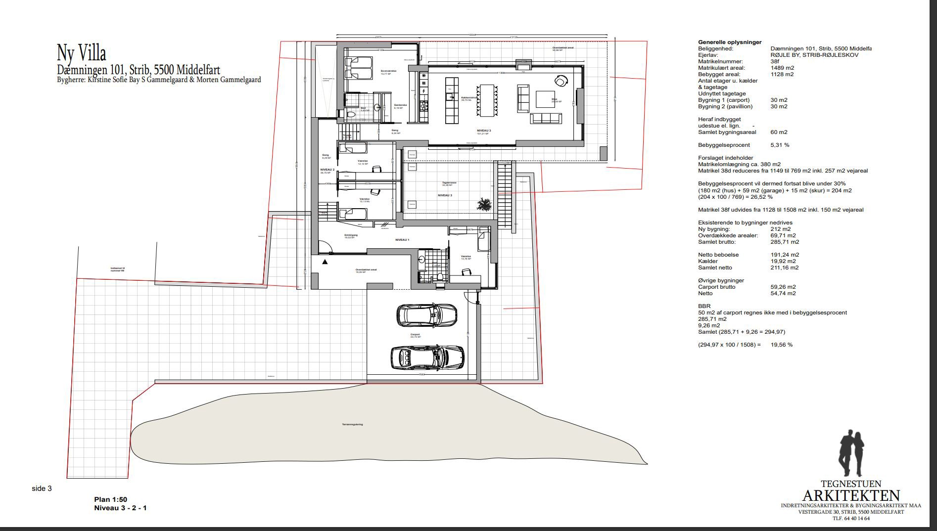 Fremhævet forslag til projekt billede i fuldskærmstilstand. Billede af Dæmningen 101, Strib, 5500 Middelfart