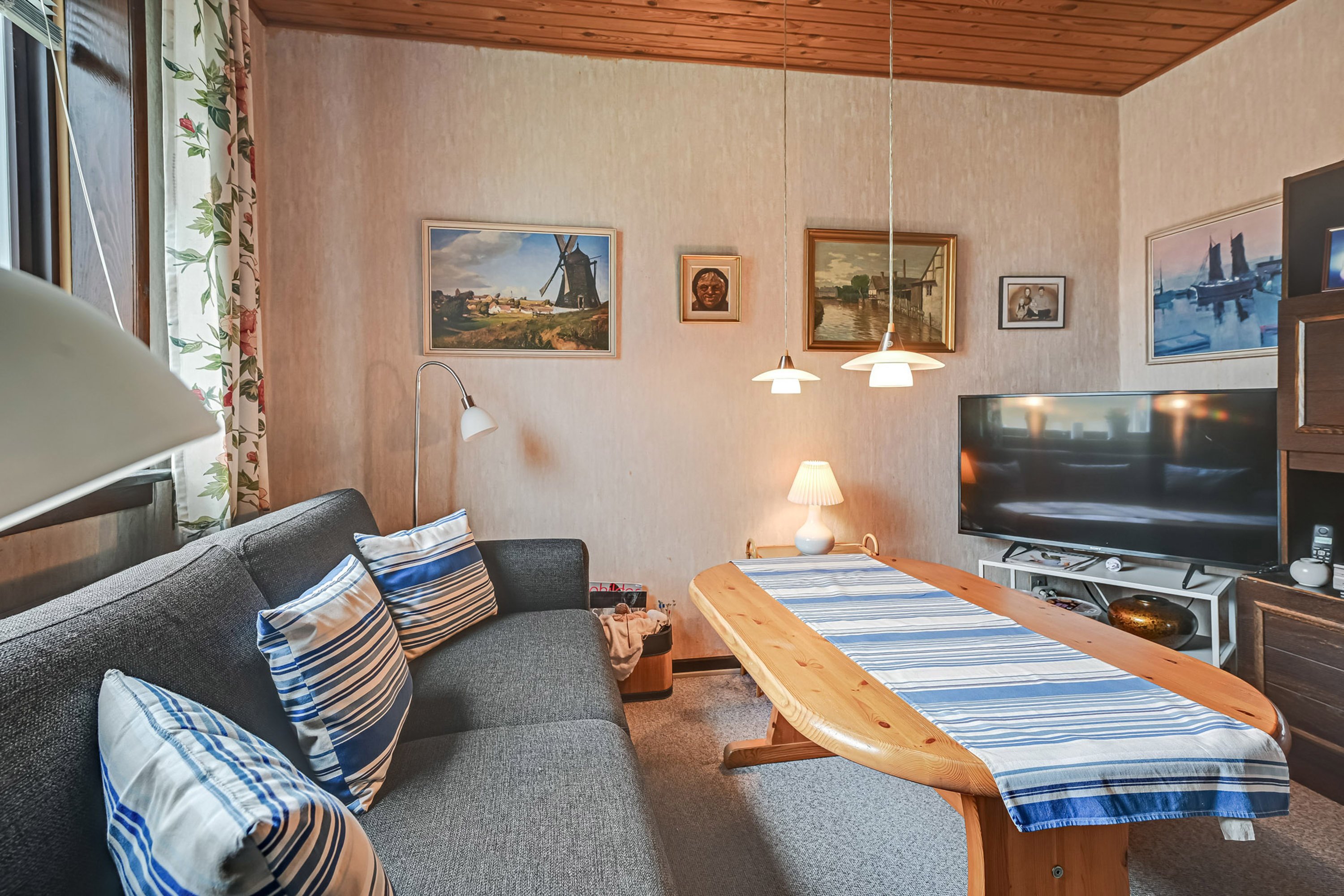 Fremhævet stue billede i fuldskærmstilstand. Billede af Abildvej 12, 7200 Grindsted