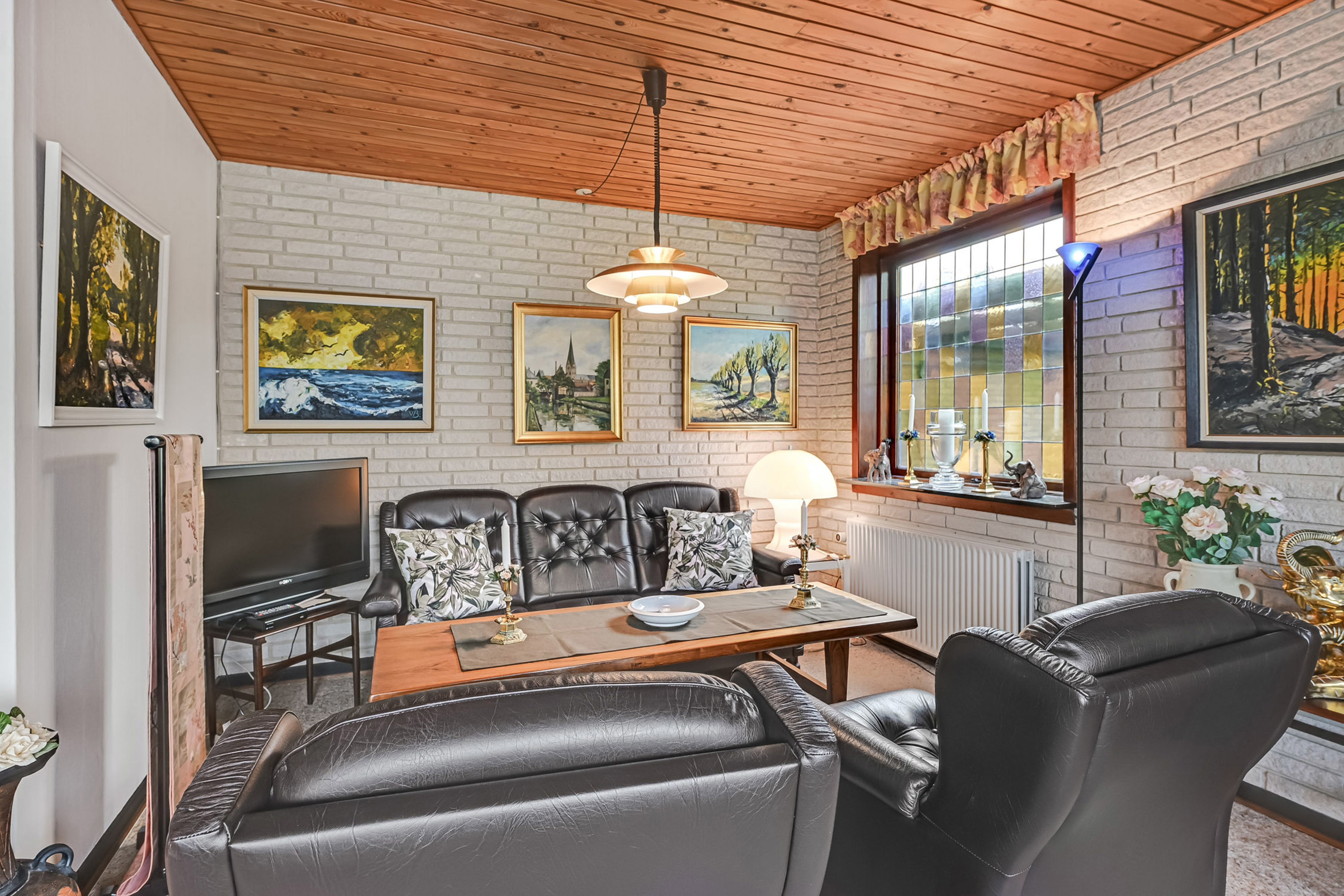 Fremhævet stue billede i fuldskærmstilstand. Billede af Abildvej 12, 7200 Grindsted