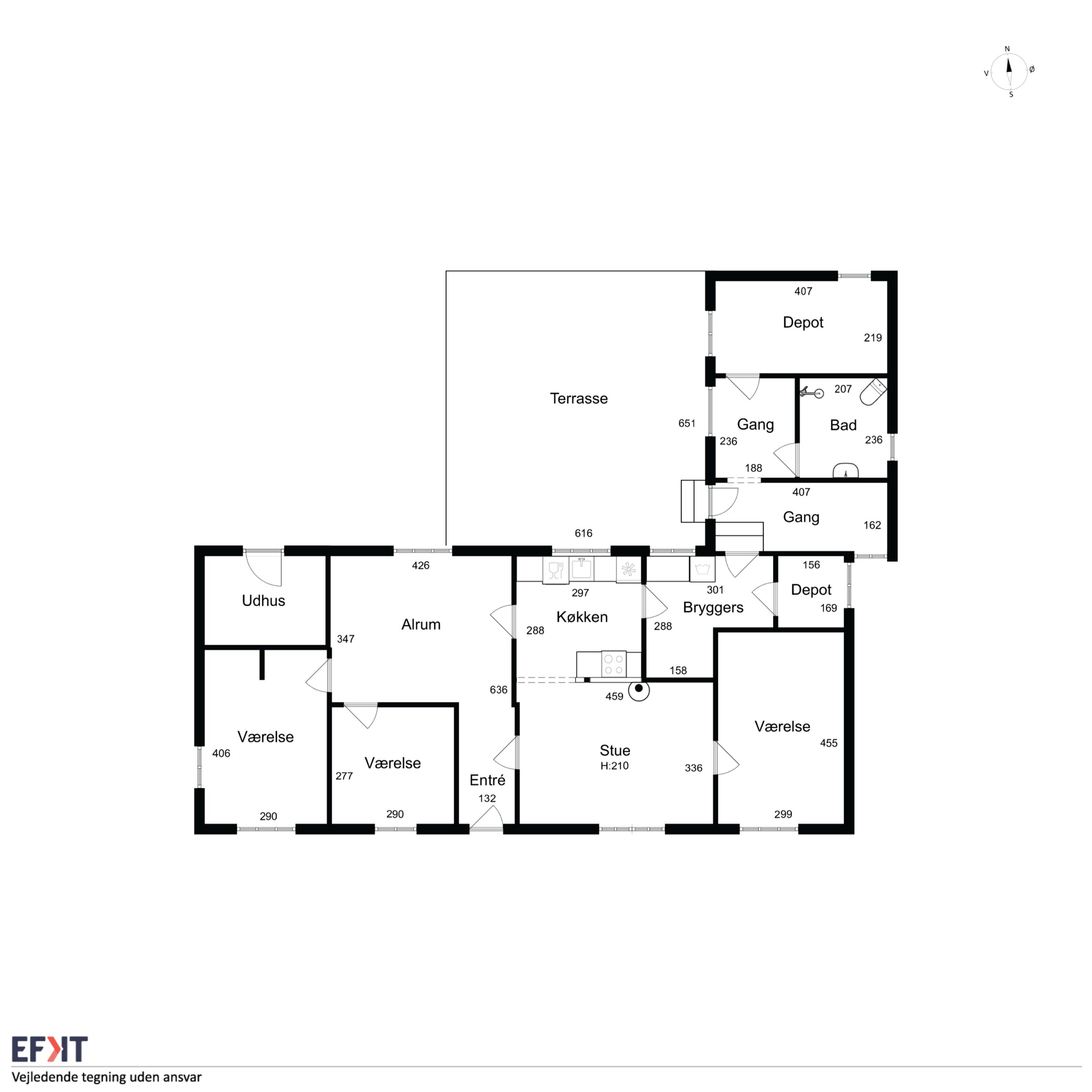 Plantegninger billede af Kildemosevej 21, Illebølle, 5900 Rudkøbing