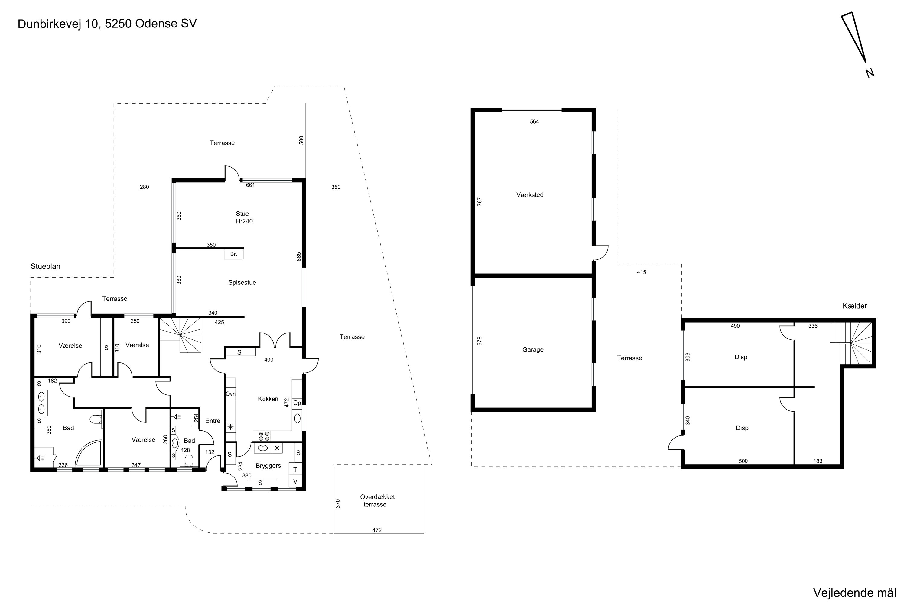 Plantegninger billede af Dunbirkevej 10, Bellinge, 5250 Odense SV