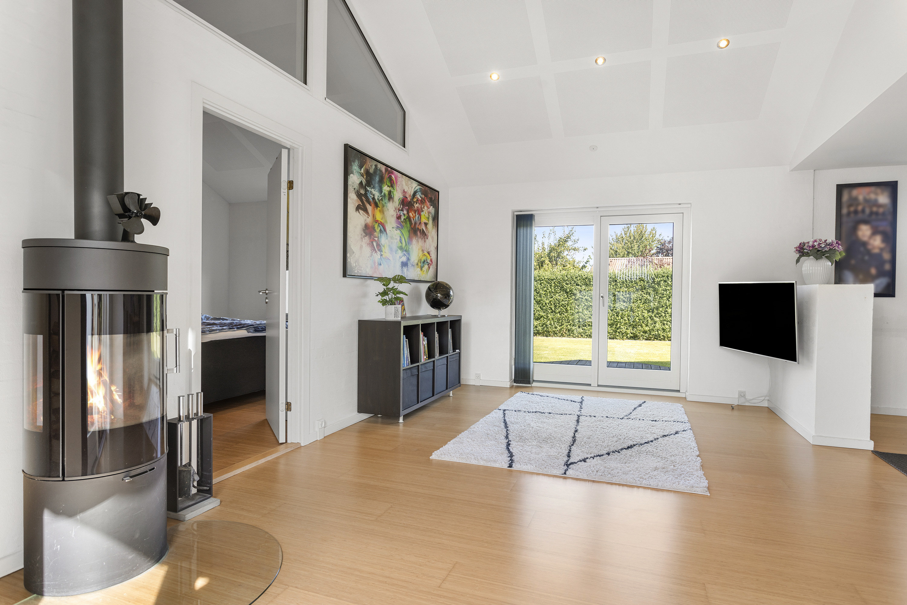 Fremhævet stue billede i fuldskærmstilstand. Billede af Atletikvej 21, 9900 Frederikshavn