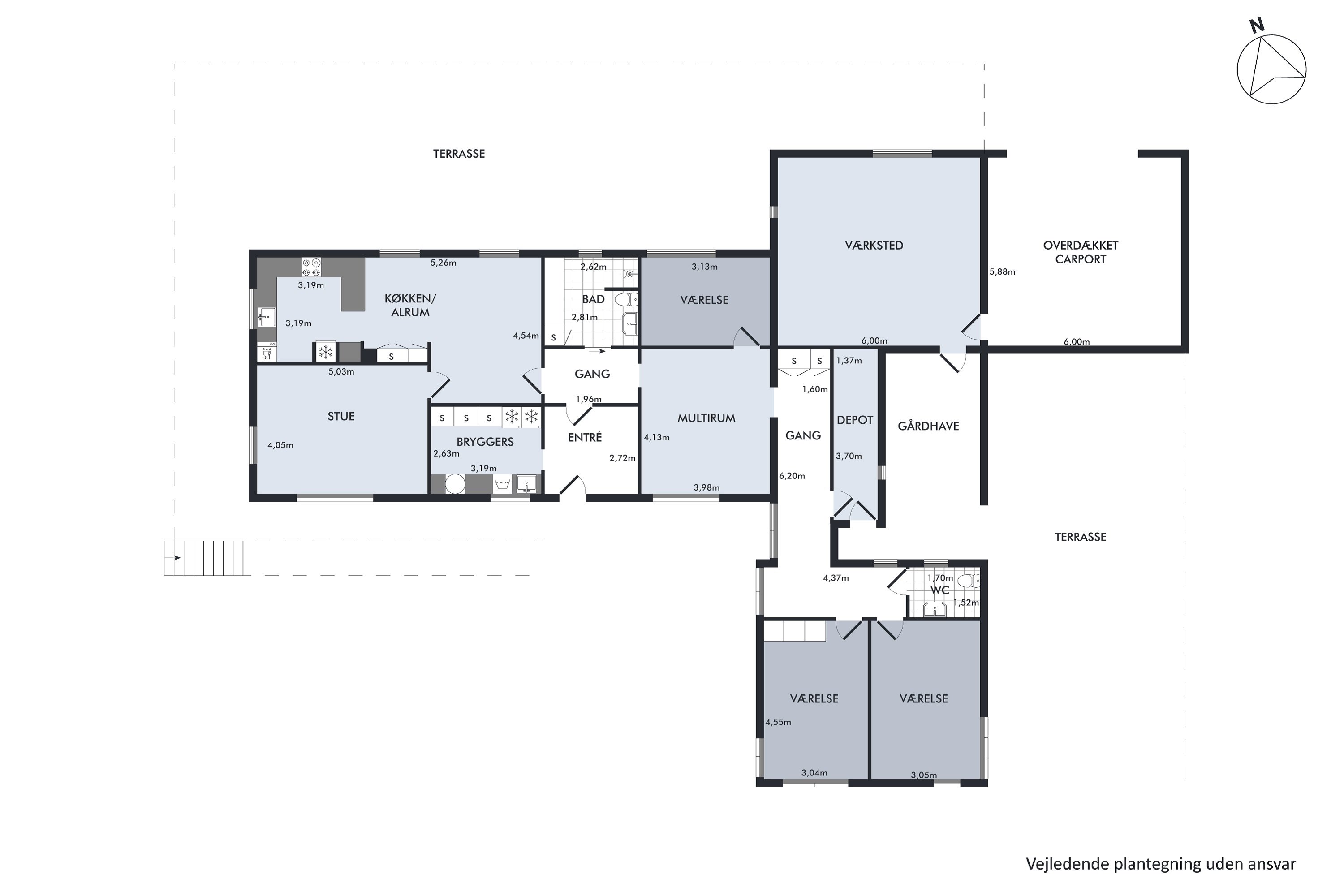 Plantegninger billede af Valmuevej 2, Laurbjerg, 8870 Langå