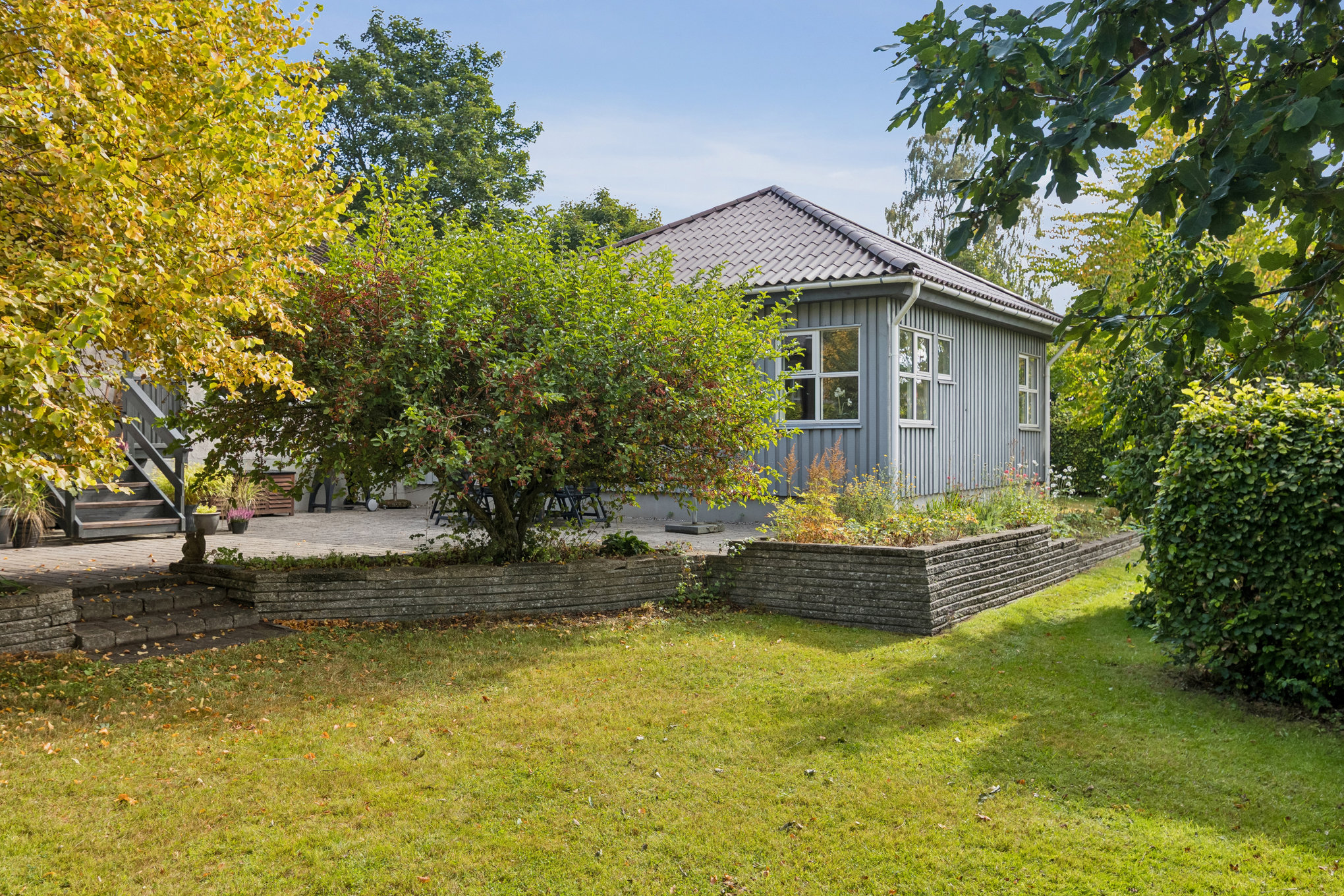 Fremhævet ejendom 1 billede i fuldskærmstilstand. Billede af Valmuevej 2, Laurbjerg, 8870 Langå