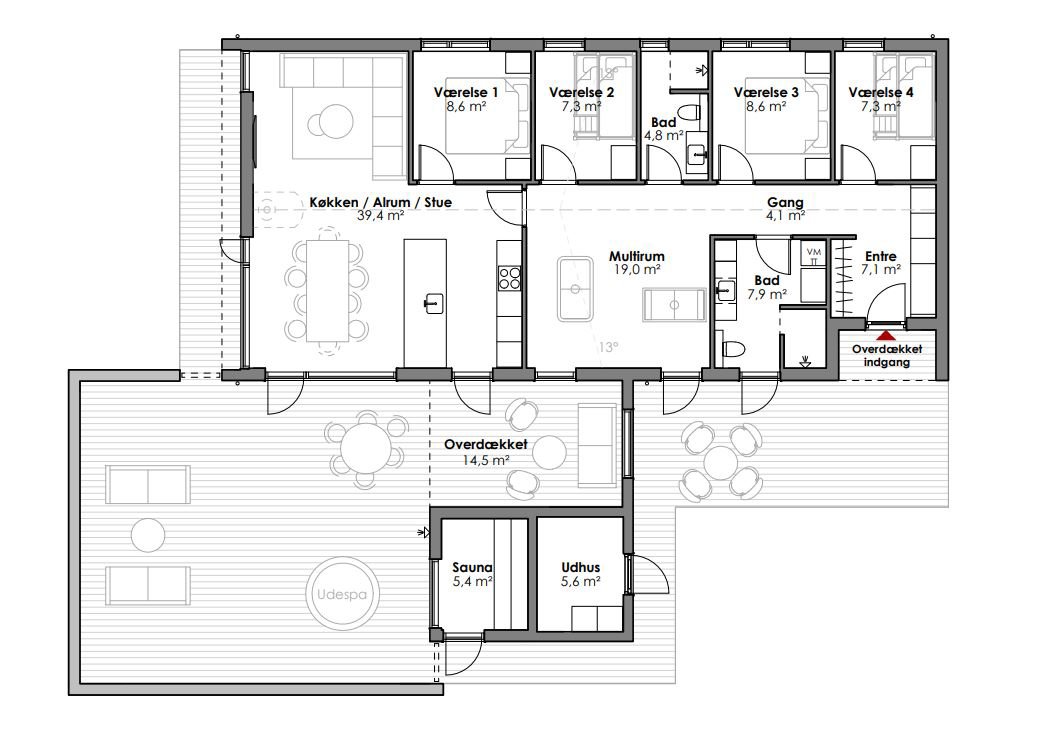 Plantegninger billede af Strandvænget 26, Vejlby, 7673 Harboøre