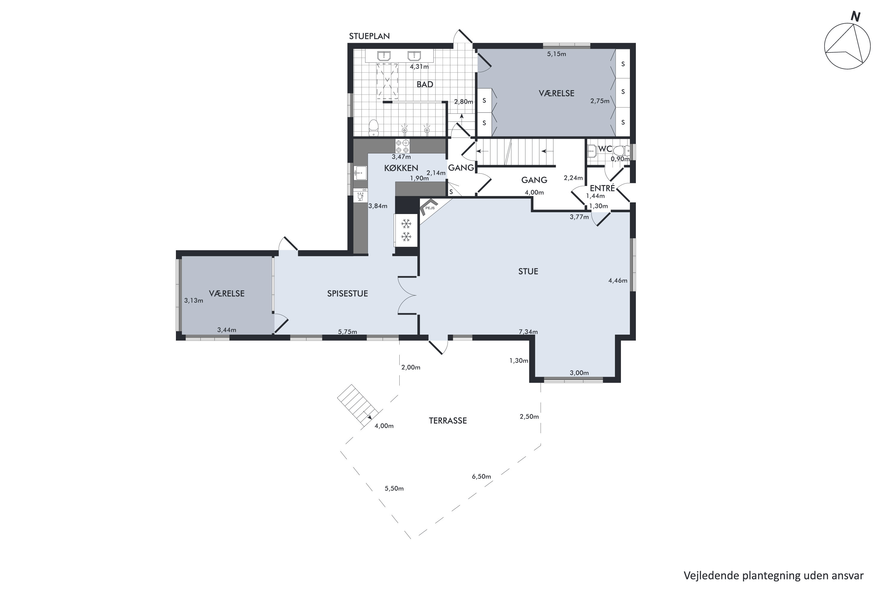 Plantegninger billede af Jens Baggesens Vej 2, 8920 Randers NV