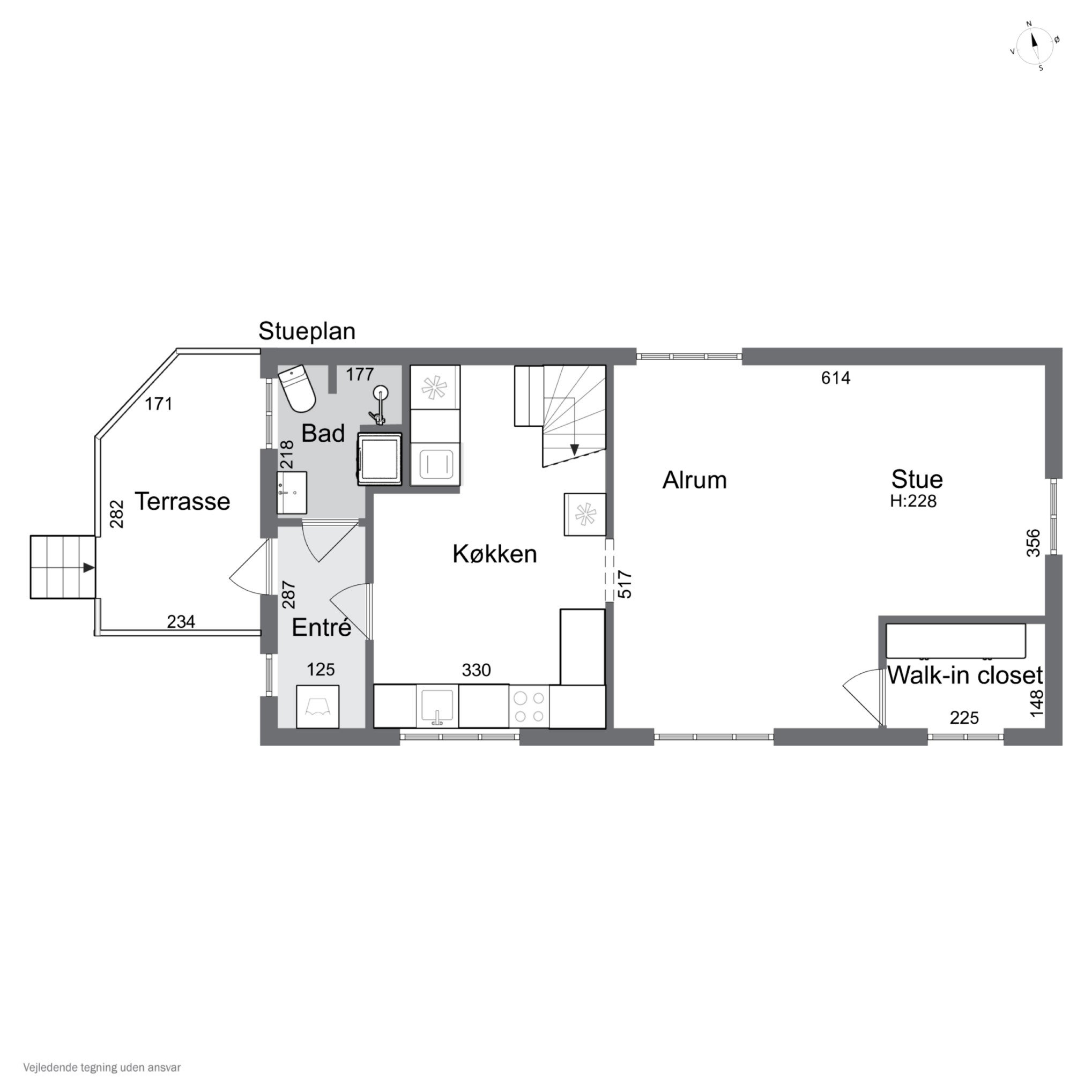 Plantegninger billede af Kærstrædet 3, Vejleby, 4050 Skibby