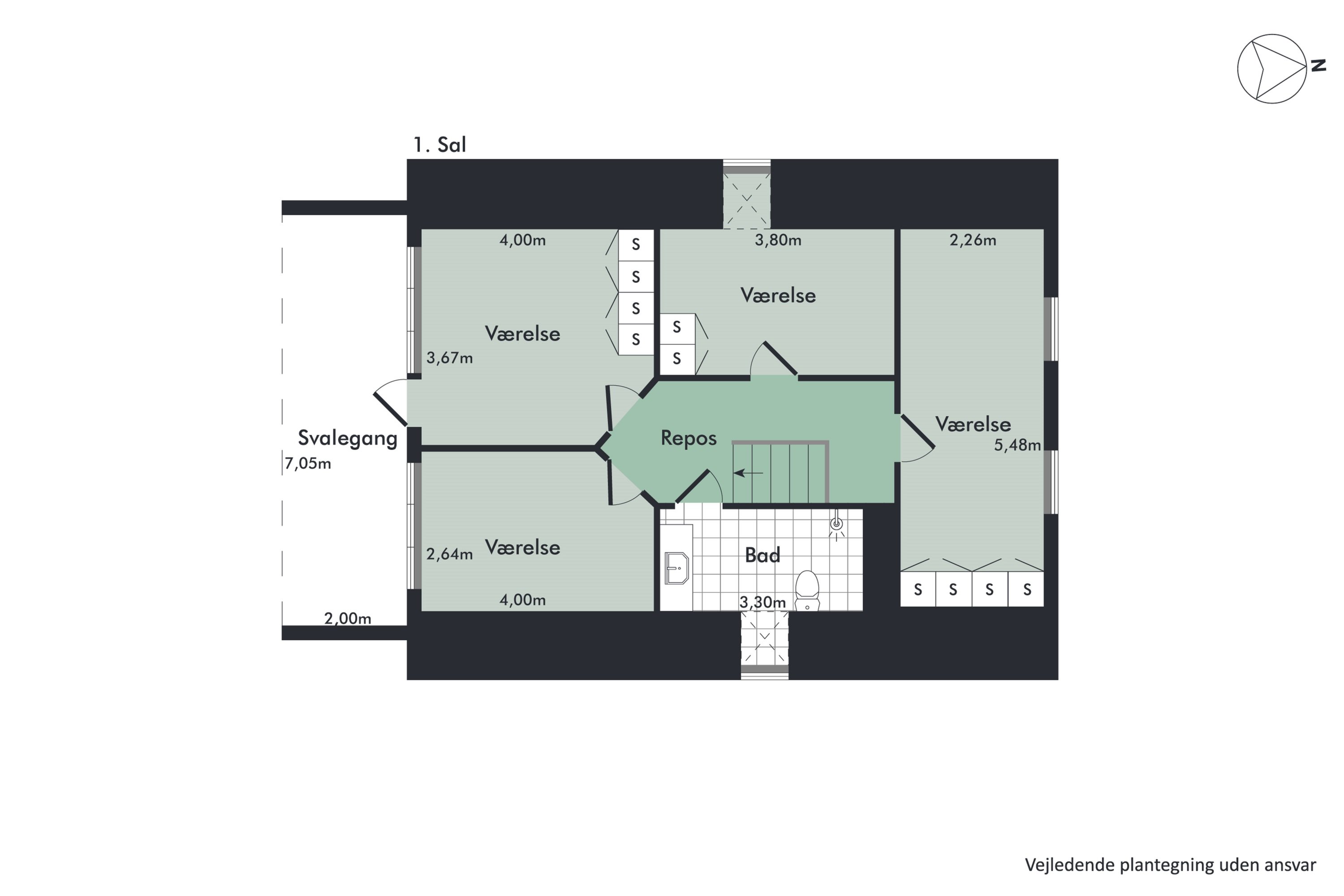Plantegninger billede af Søndermarken 97, 9320 Hjallerup