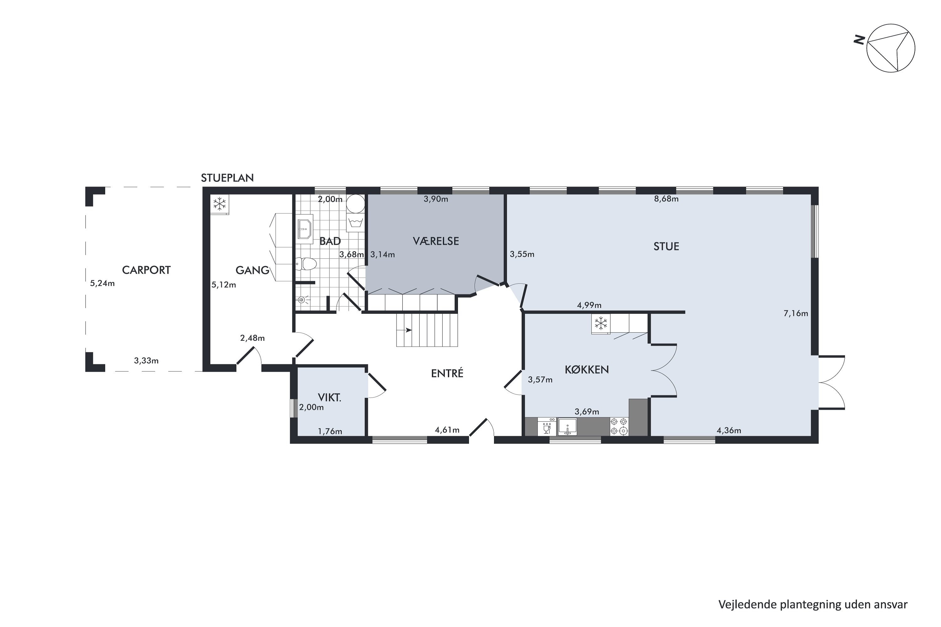 Plantegninger billede af Koldingvej 95, Kalvslund, 6760 Ribe