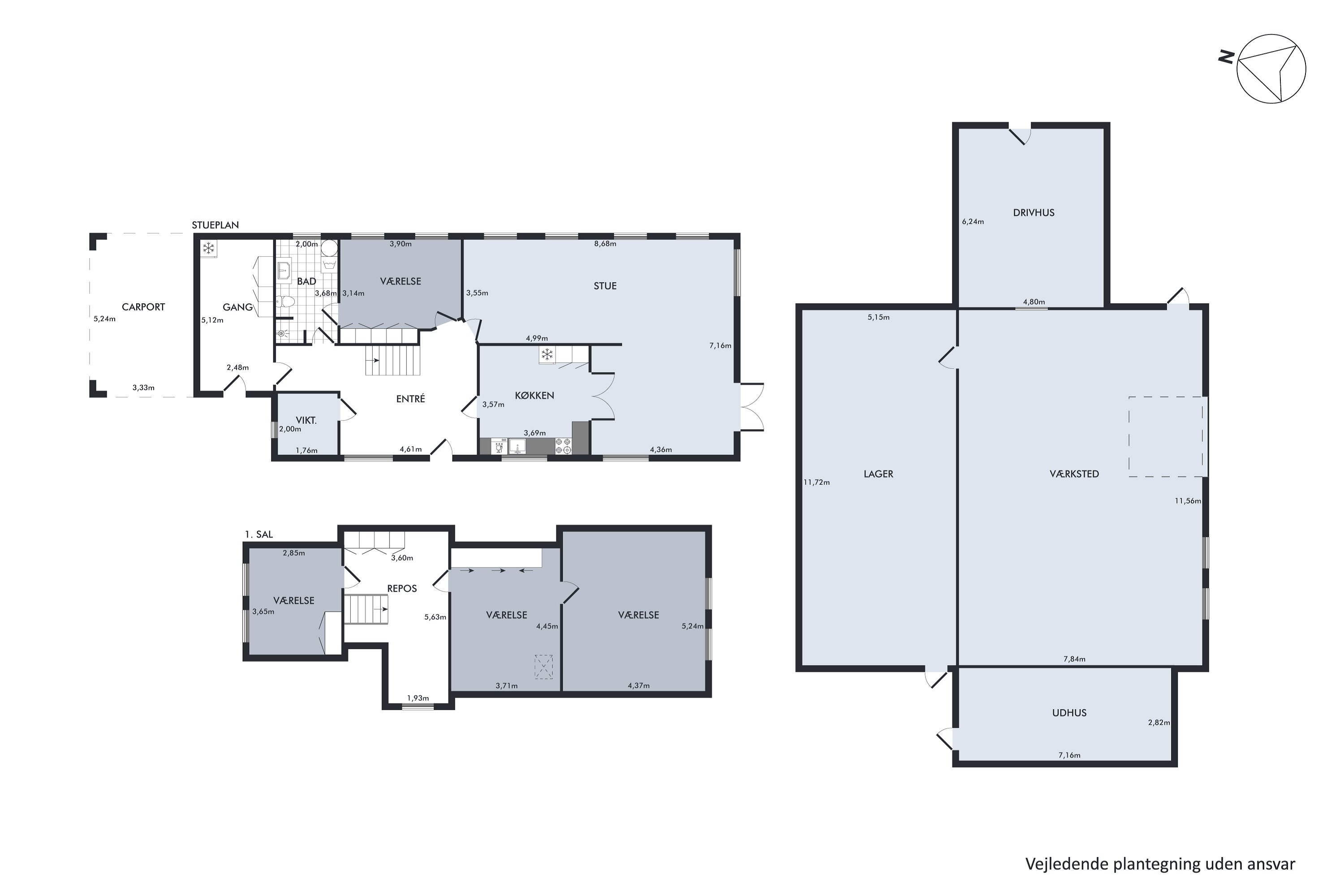 Plantegninger billede af Koldingvej 95, Kalvslund, 6760 Ribe