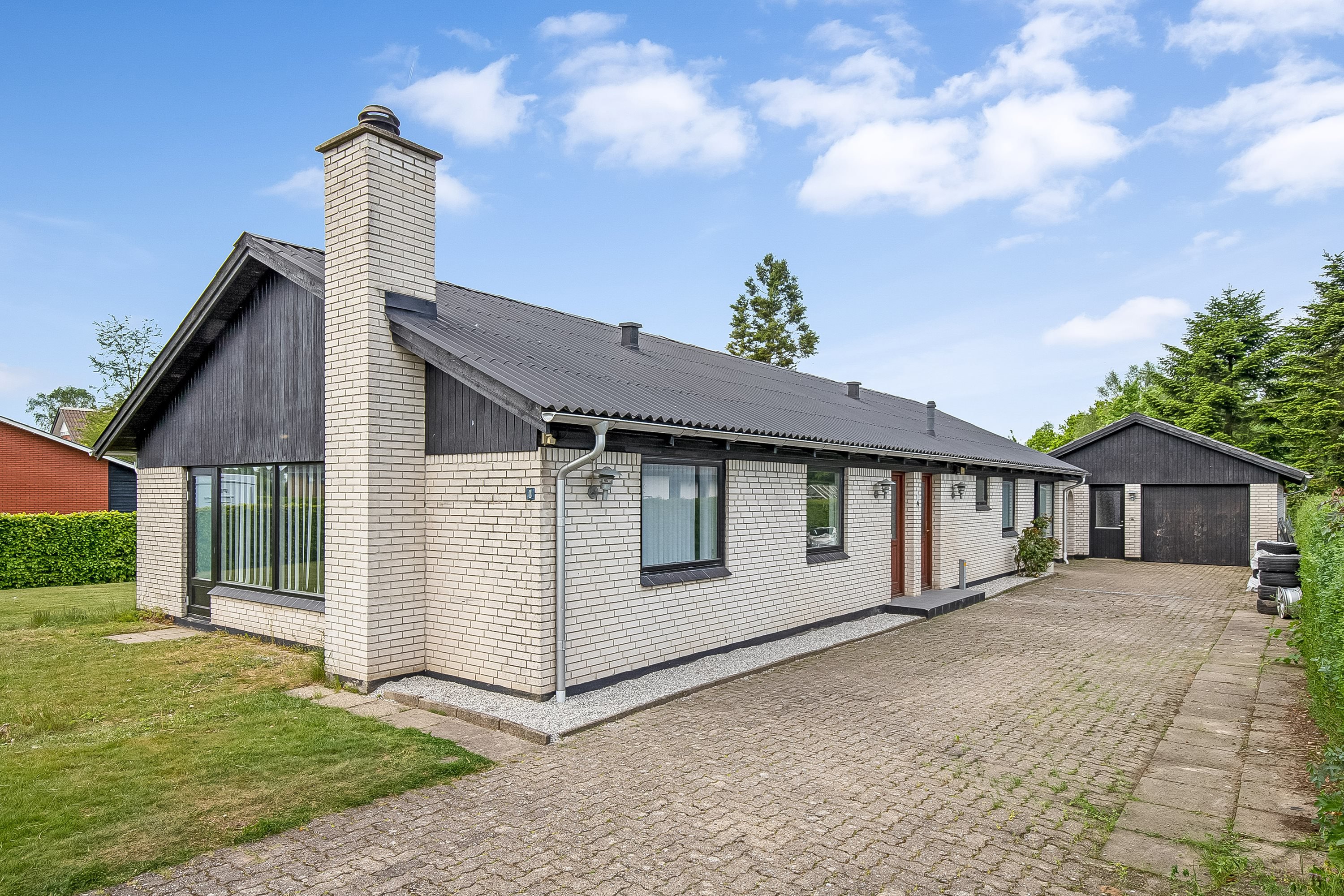 Fremhævet ejendommen billede i fuldskærmstilstand. Billede af Toftbovej 1, Jerlev, 7100 Vejle