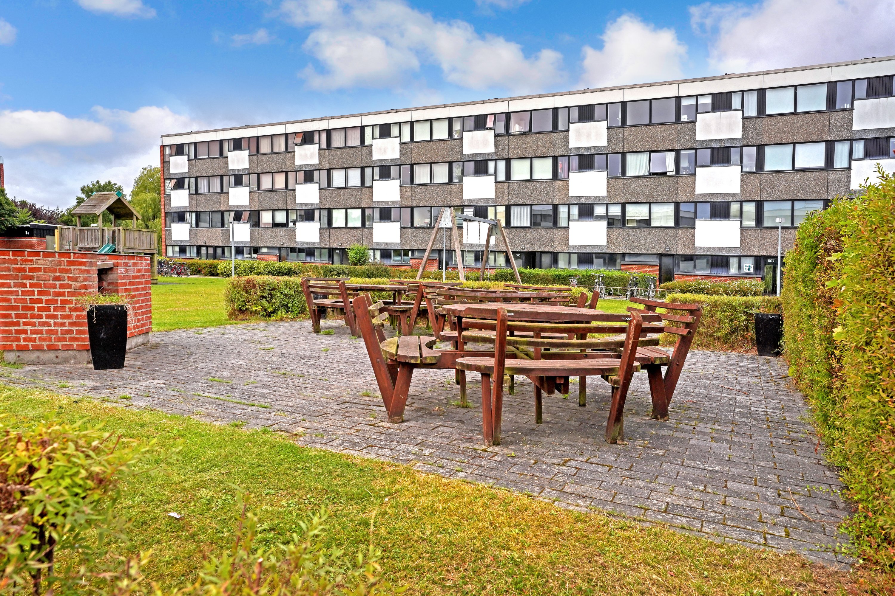 Fremhævet terrasse billede i fuldskærmstilstand. Billede af Teglgårdsvej 605, 3. tv., 3050 Humlebæk