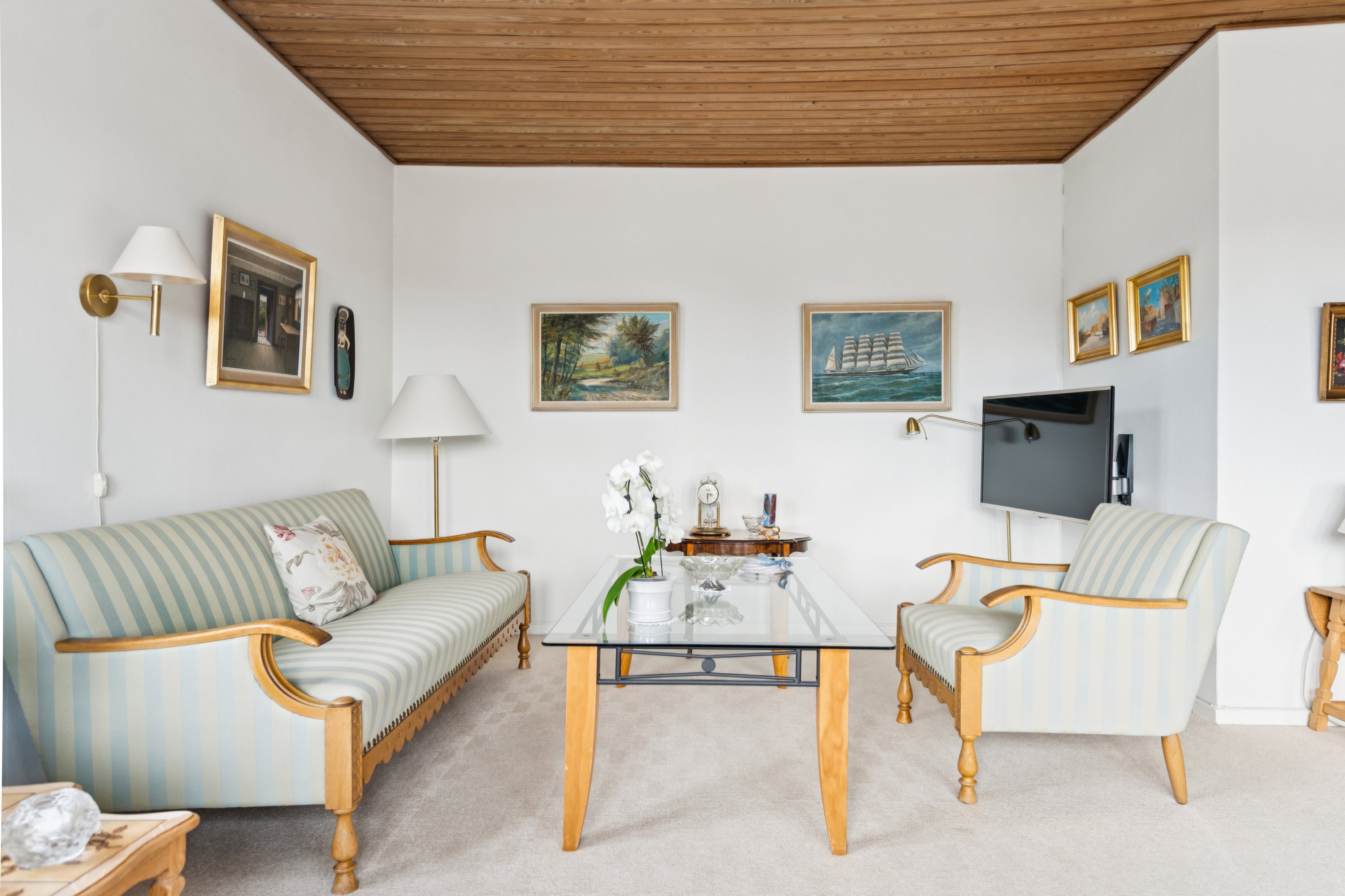 Fremhævet stue billede i fuldskærmstilstand. Billede af Stuhrsvej 18, 9990 Skagen