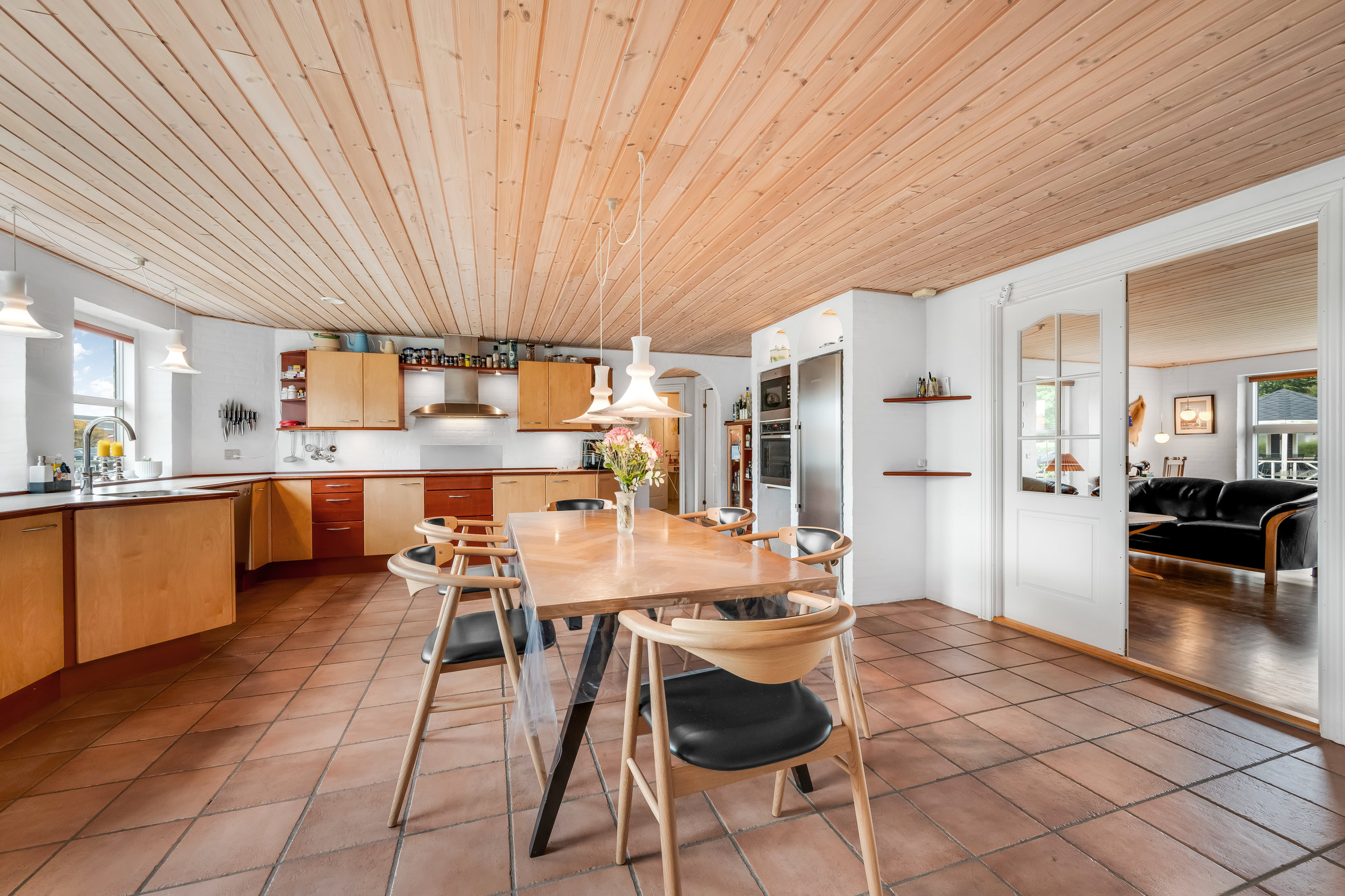 Fremhævet stue billede i fuldskærmstilstand. Billede af Fabriksvej 10, 6980 Tim