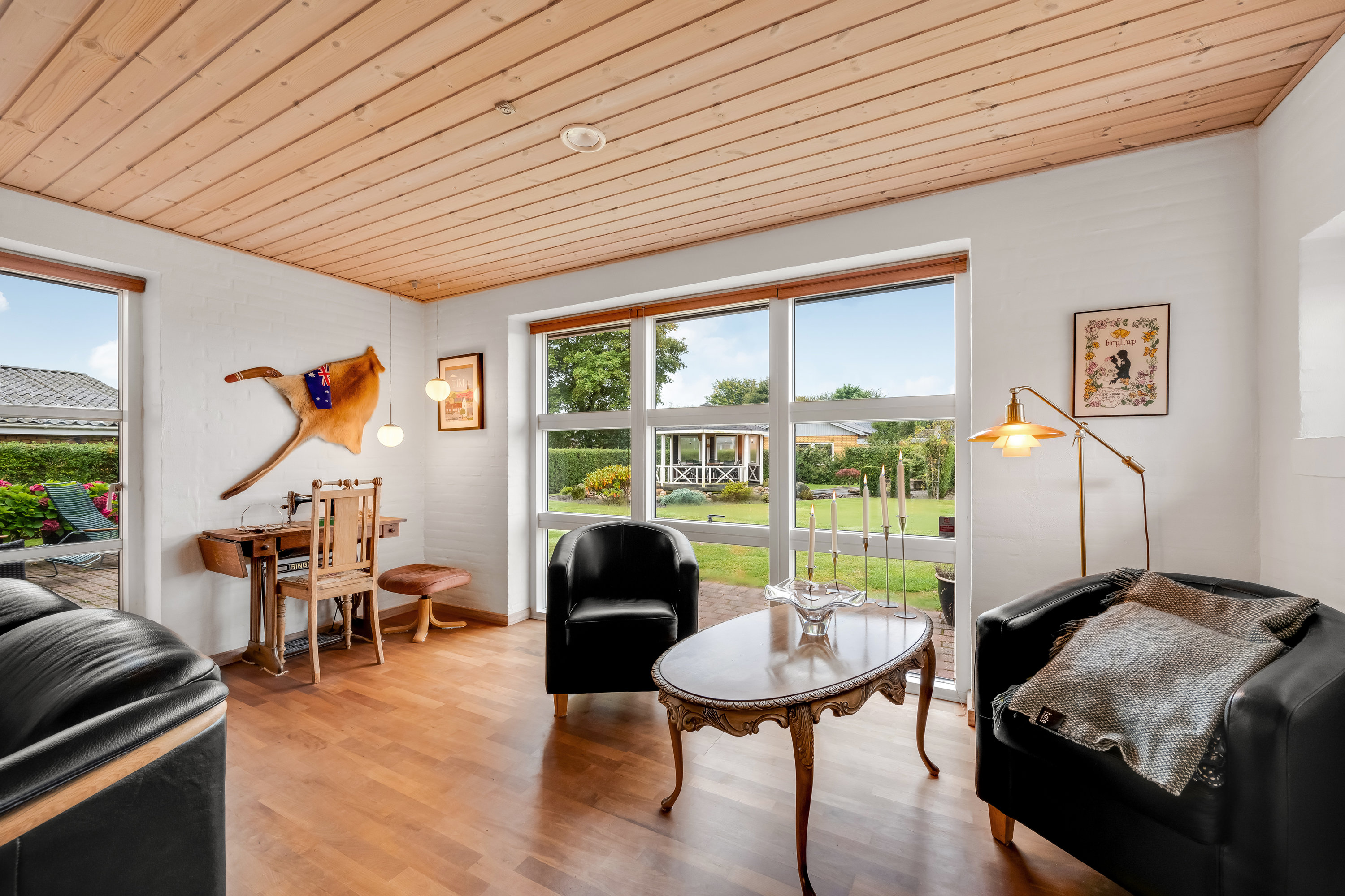 Fremhævet stue billede i fuldskærmstilstand. Billede af Fabriksvej 10, 6980 Tim