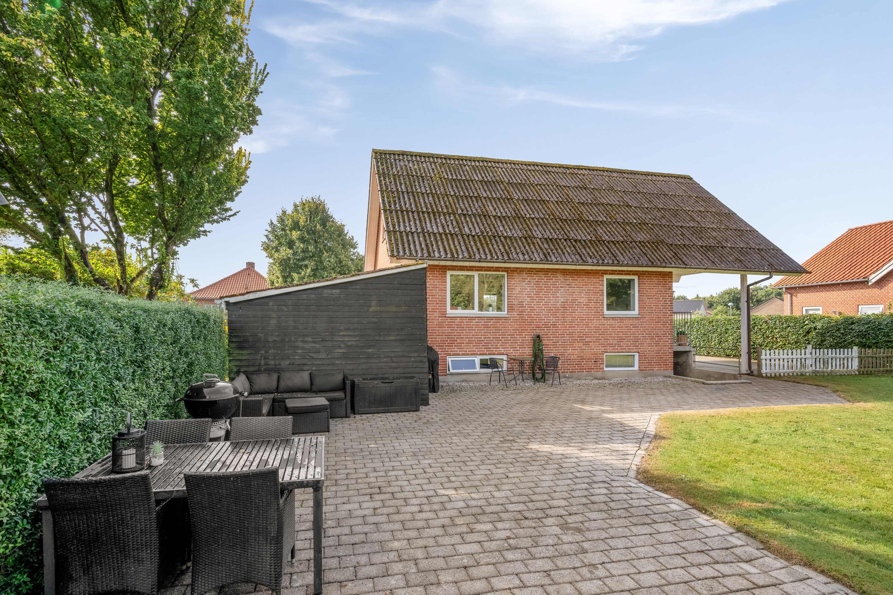 Fremhævet terrasse billede i fuldskærmstilstand. Billede af Birkalle 13, 6900 Skjern