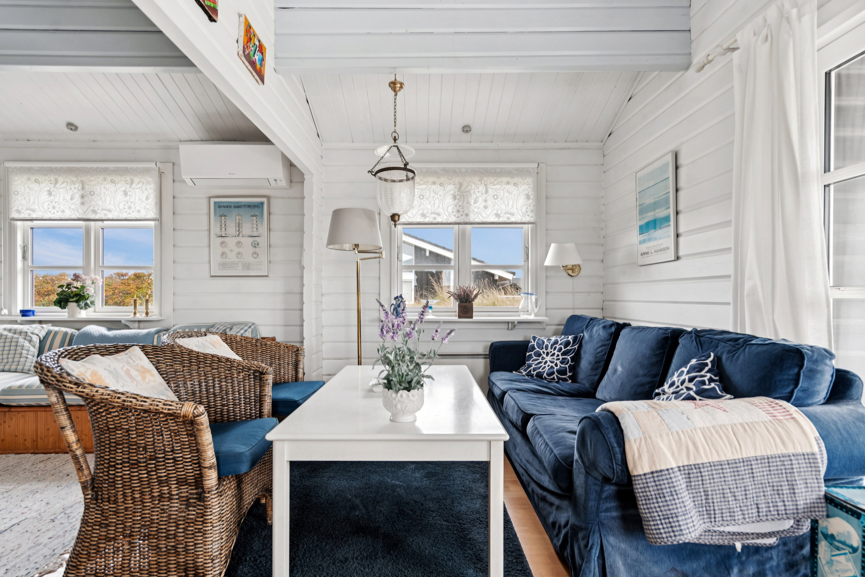 Fremhævet stue billede i fuldskærmstilstand. Billede af Hamiltonvej 2, 9990 Skagen