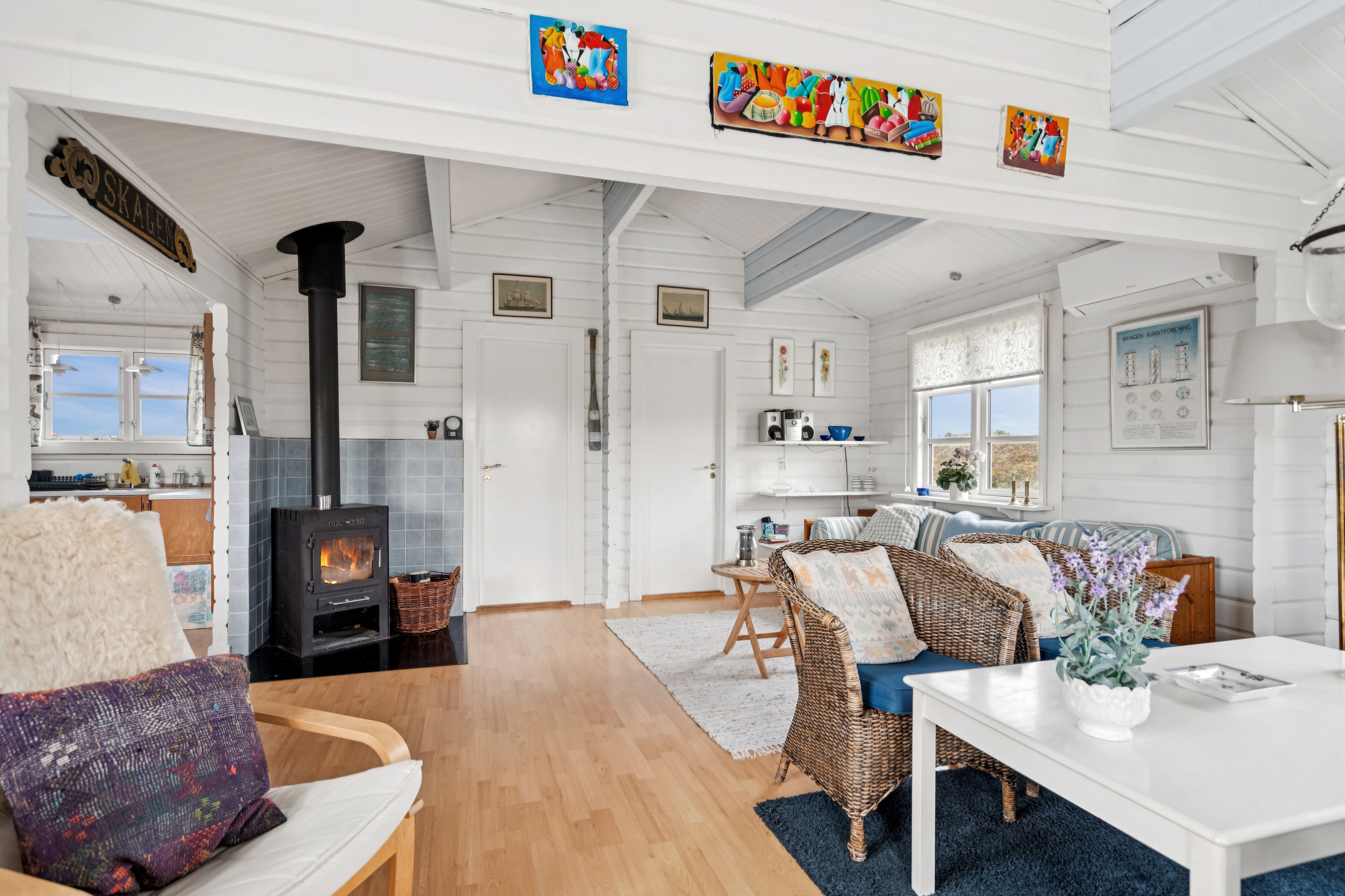 Fremhævet stue billede i fuldskærmstilstand. Billede af Hamiltonvej 2, 9990 Skagen