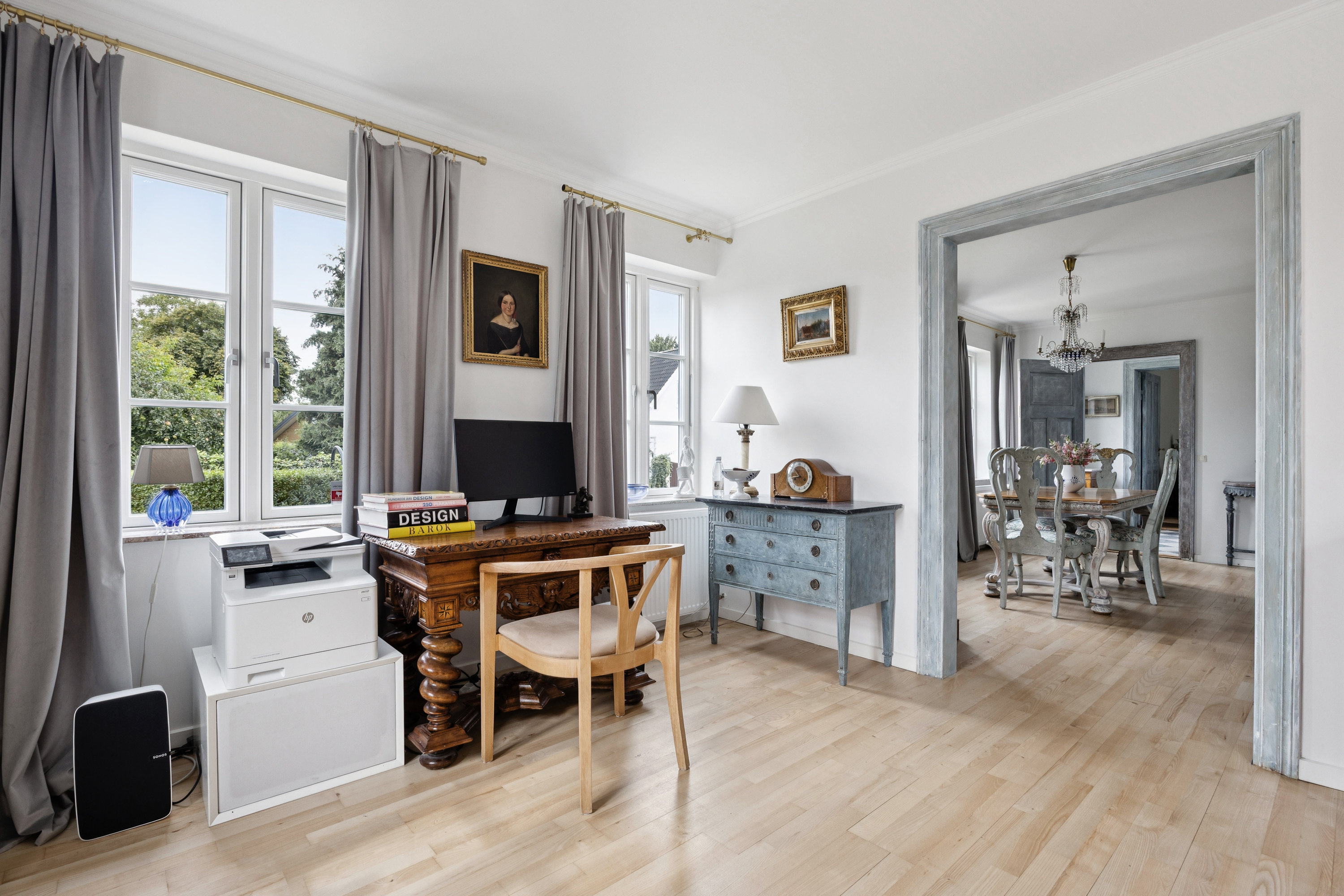 Fremhævet stue billede i fuldskærmstilstand. Billede af Førslev Kirkestræde 6, 4690 Haslev