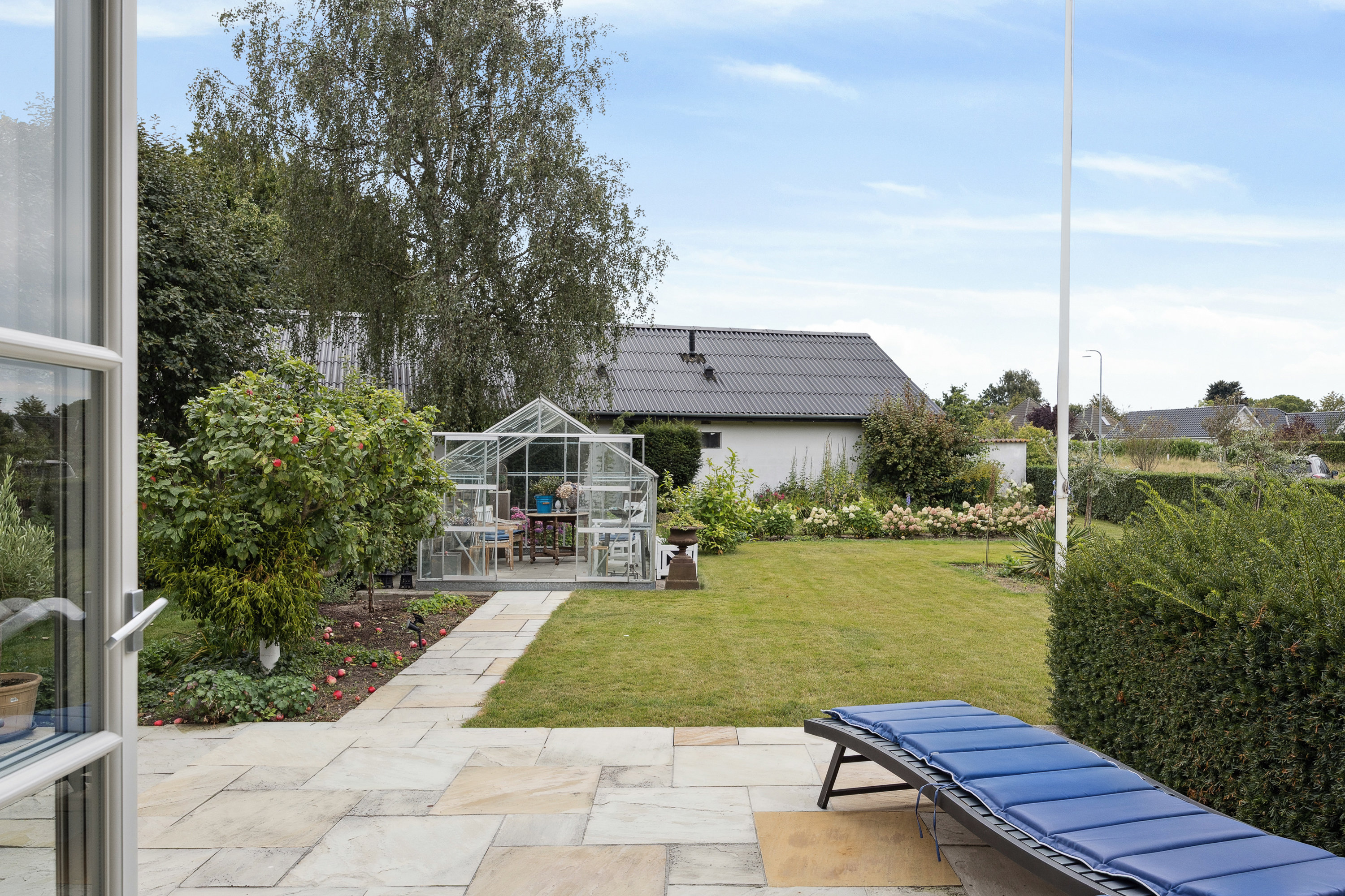 Fremhævet terrasse billede i fuldskærmstilstand. Billede af Førslev Kirkestræde 6, 4690 Haslev