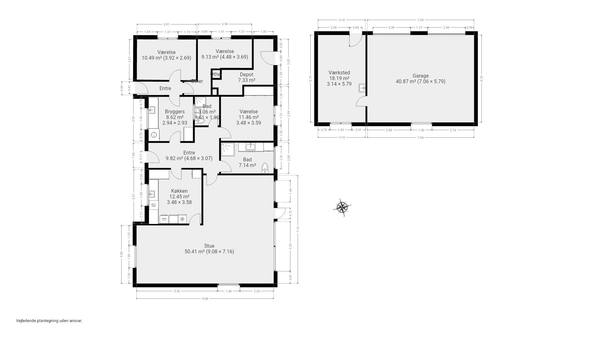 Plantegninger billede af Hesselhøjvej 28, Brobyværk, 5672 Broby