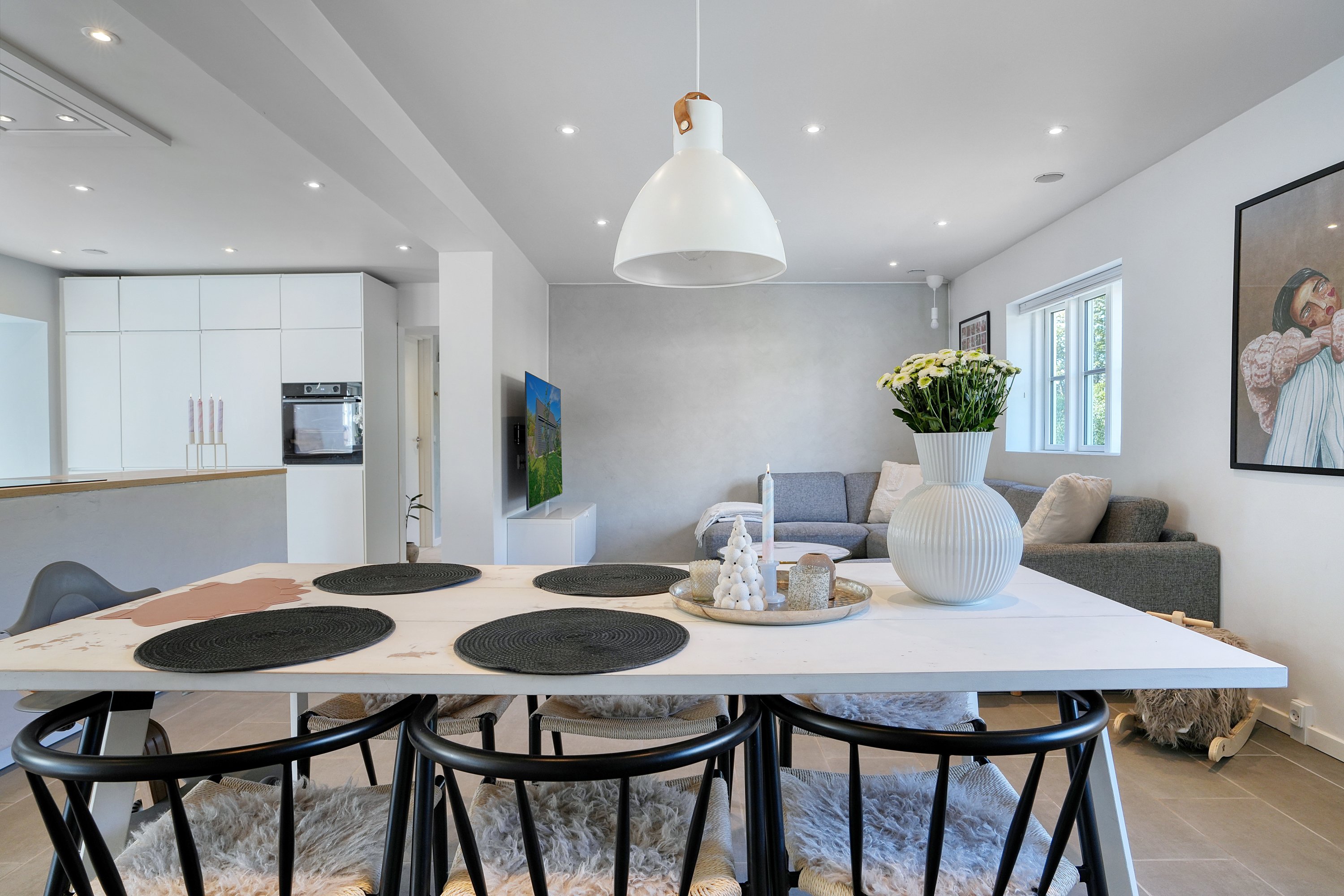 Fremhævet spisestue billede i fuldskærmstilstand. Billede af Sallevvej 4, 4622 Havdrup